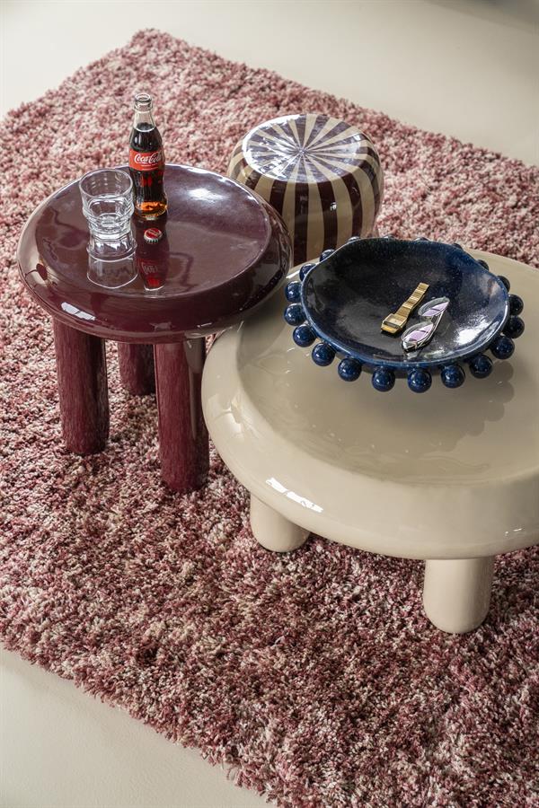 Kremový boční stolek BALLOON