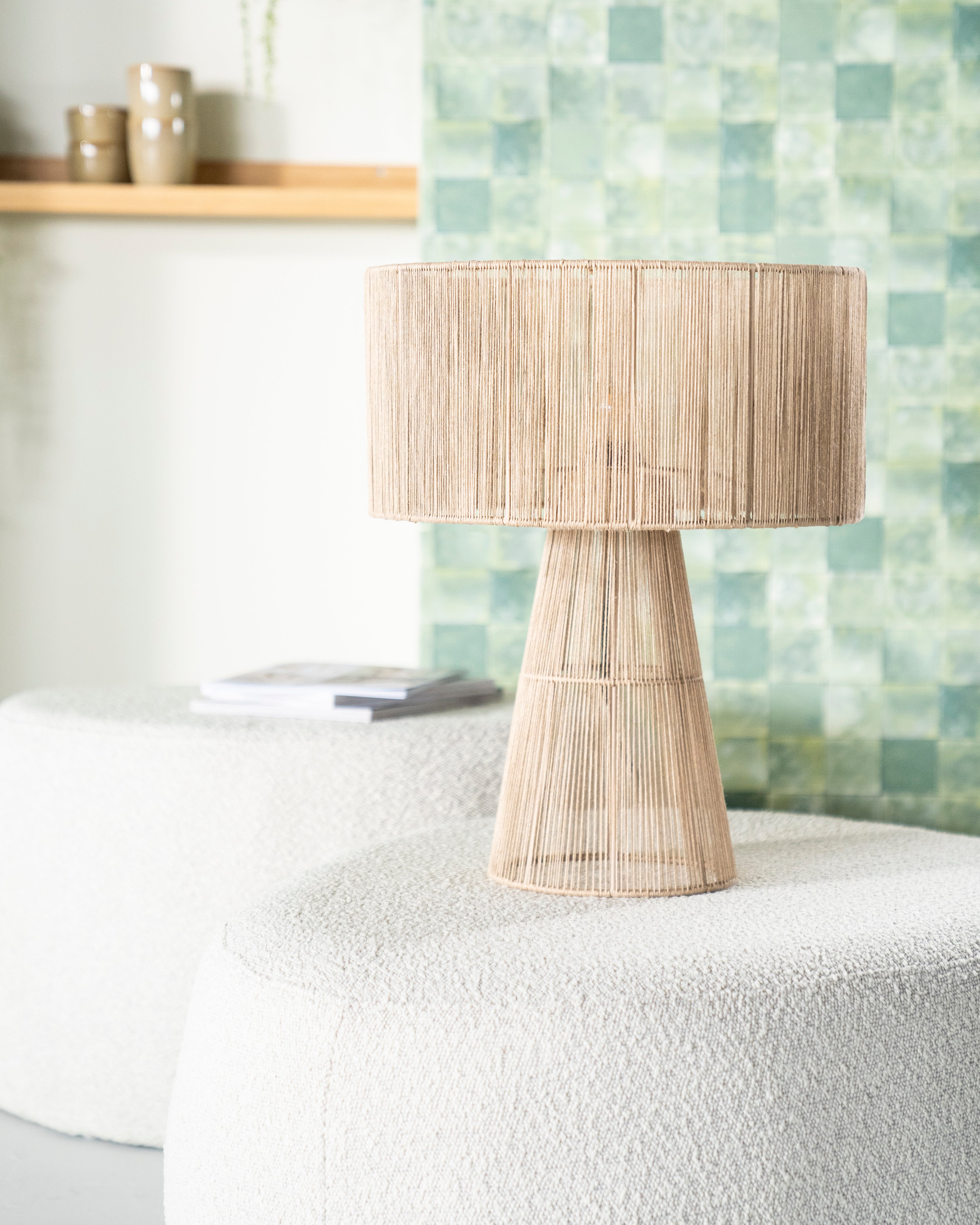 OSHU jute table lamp