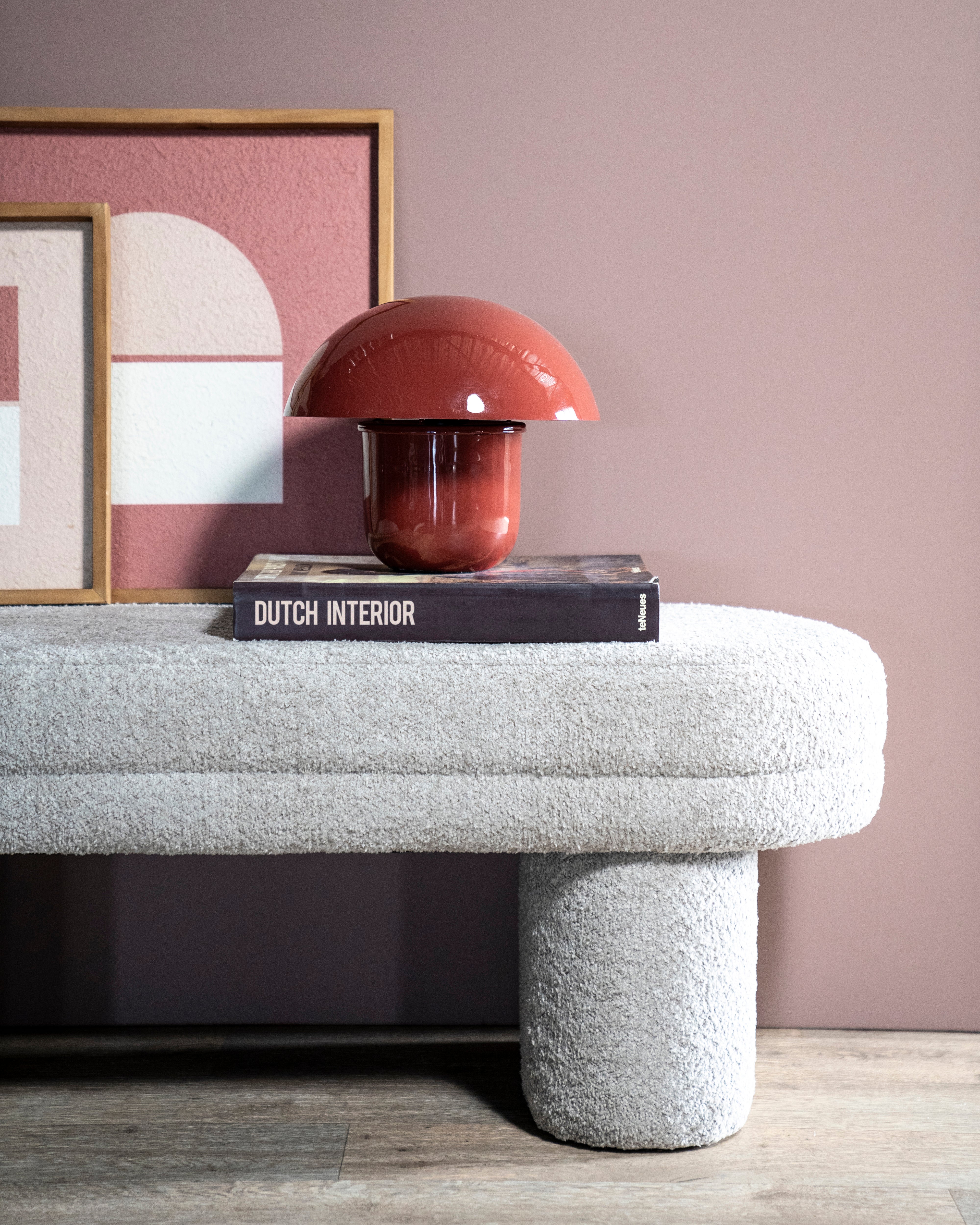 Stolní lampa TOAD korálová