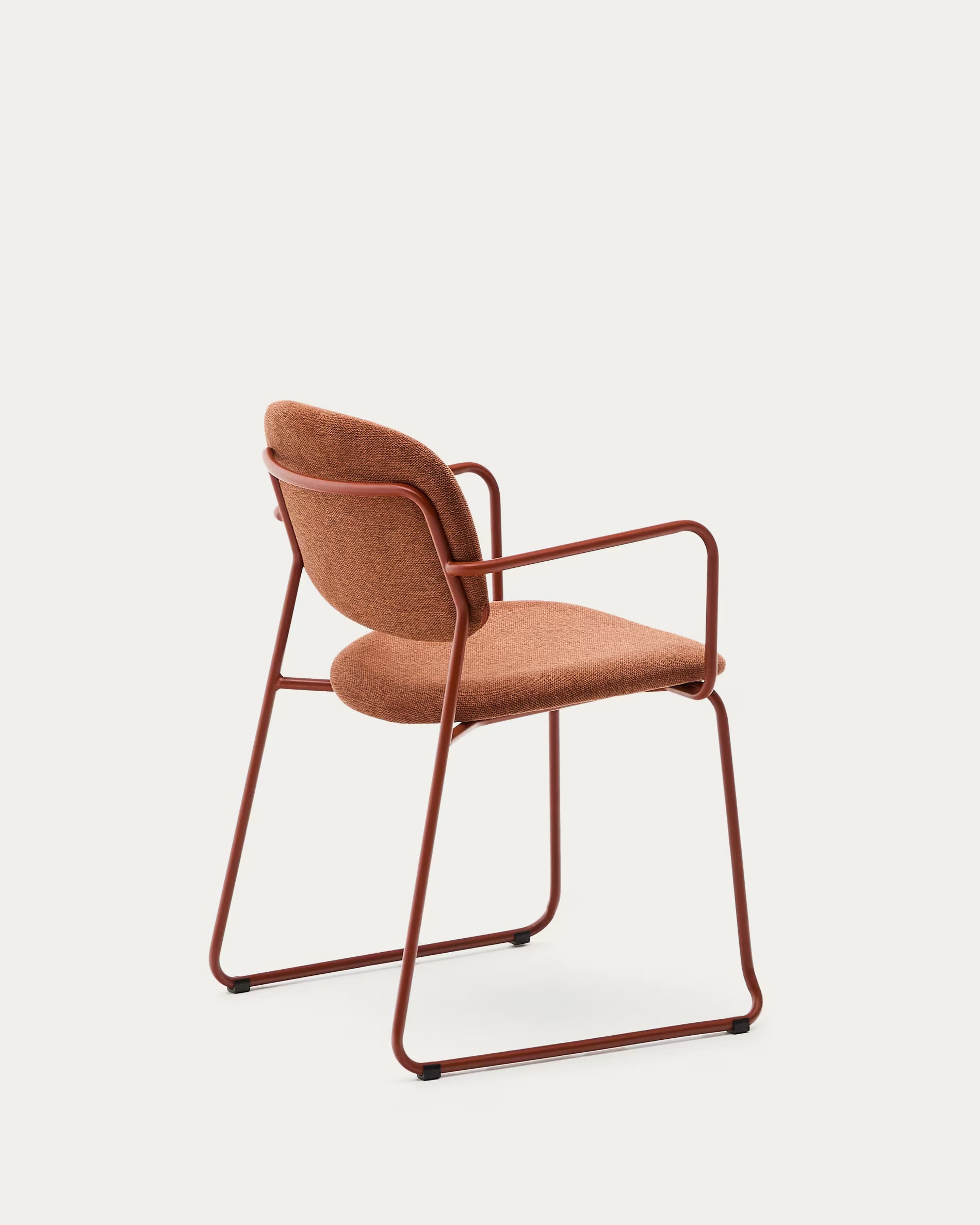 Křeslo s opěrkami MELI terakota