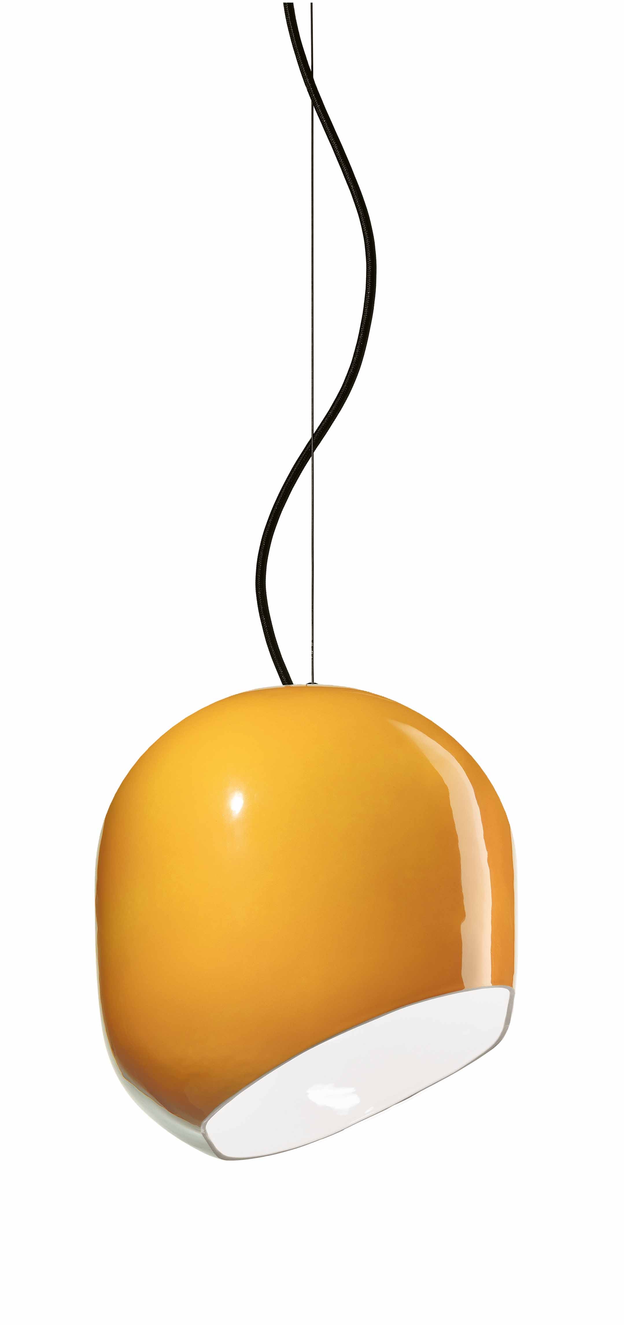 Závěsná keramická lampa AYRTON žlutá