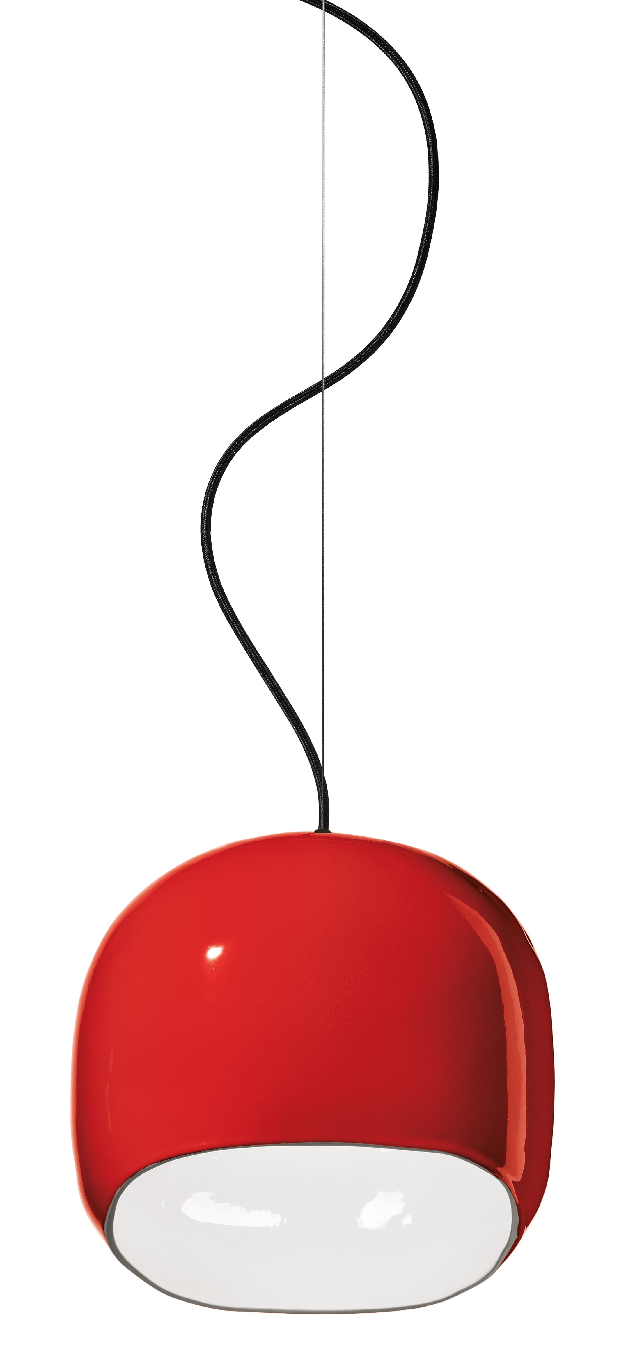 AYRTON red ceramic pendant lamp
