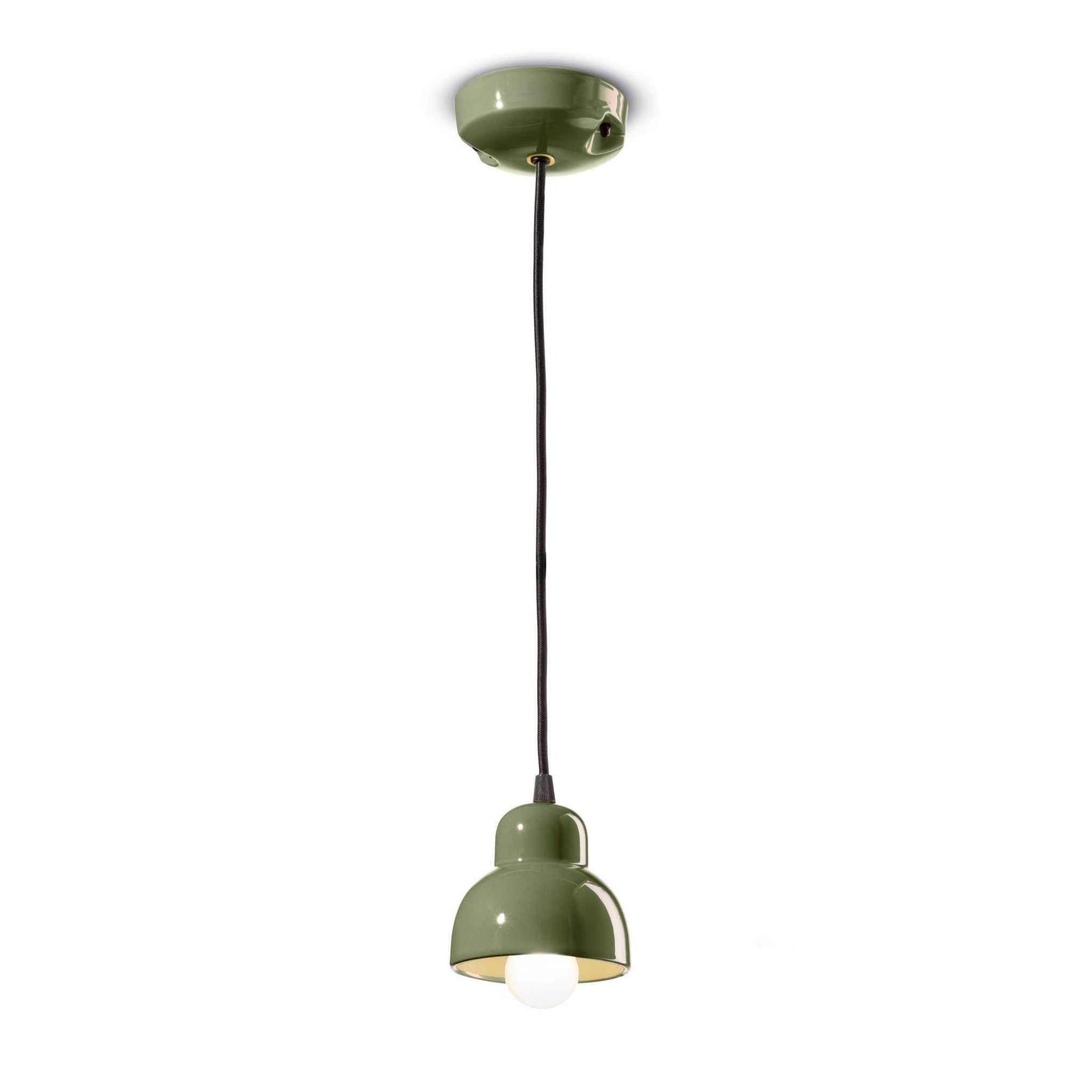 Závěsná keramická lampa BERIMBAU šalvějová