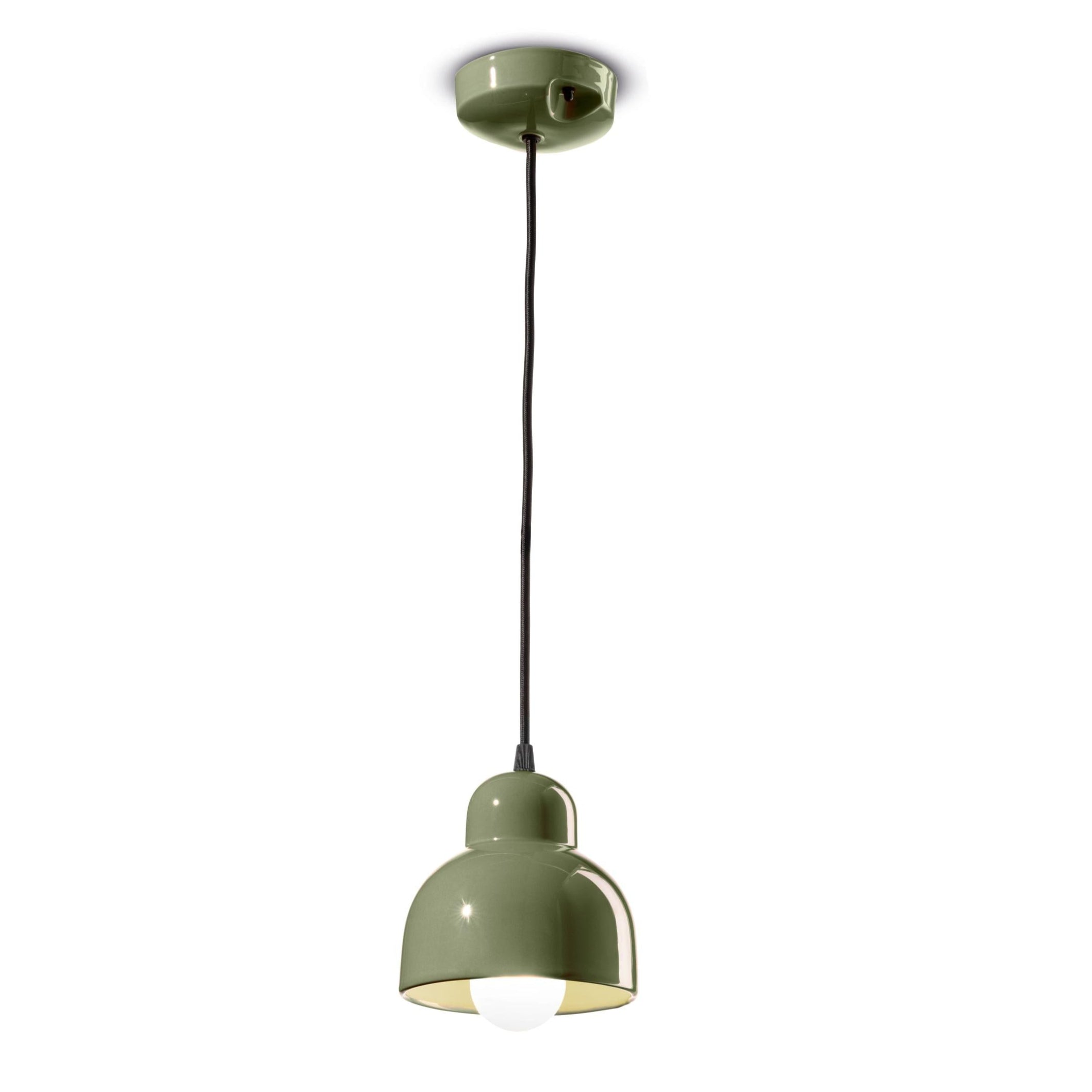 Závěsná keramická lampa BERIMBAU šalvějová