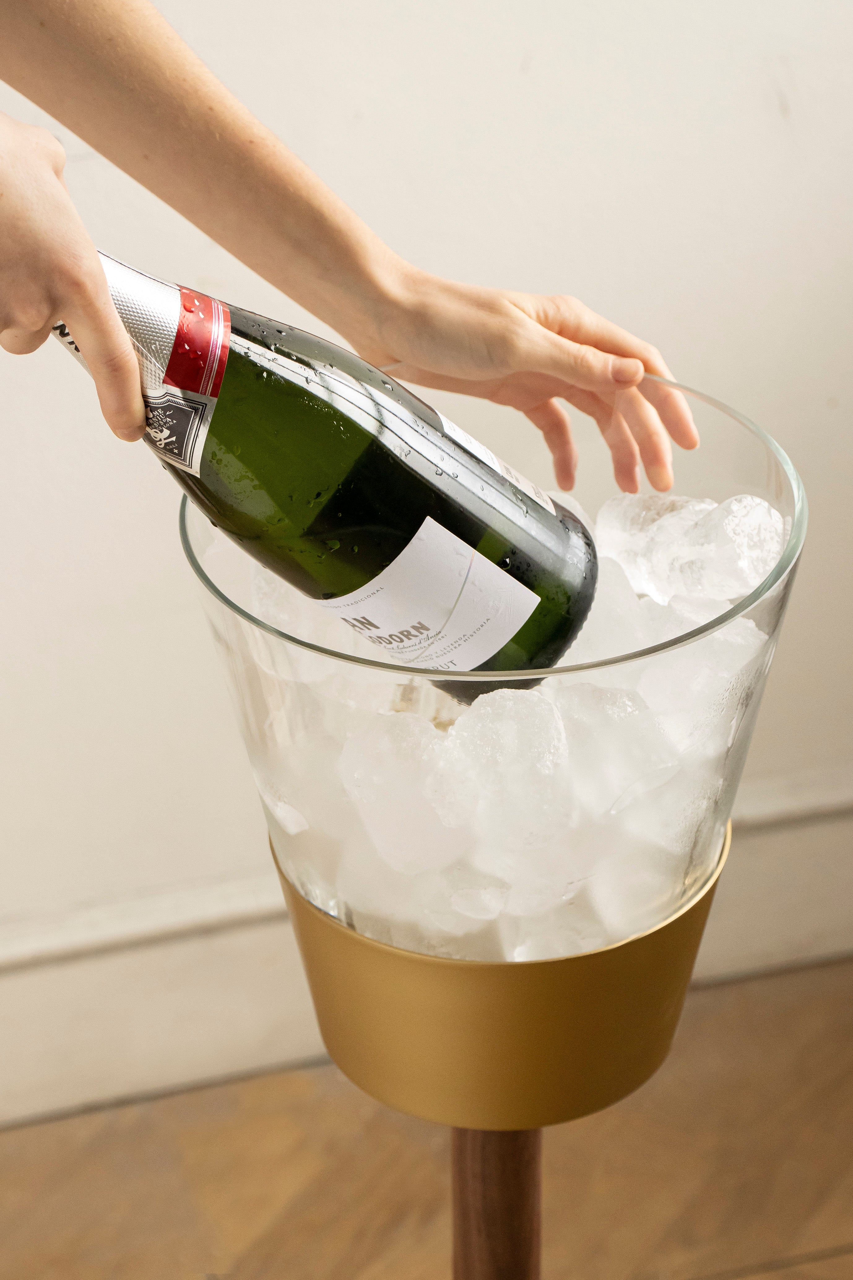 Chladící nádoba CHAMPANERA zlatá