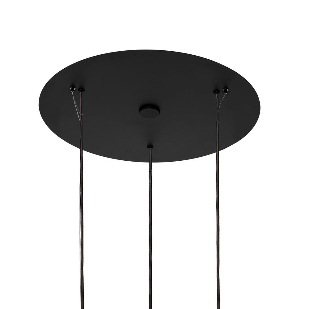 Tříbodová závěsná lampa CLOE černá