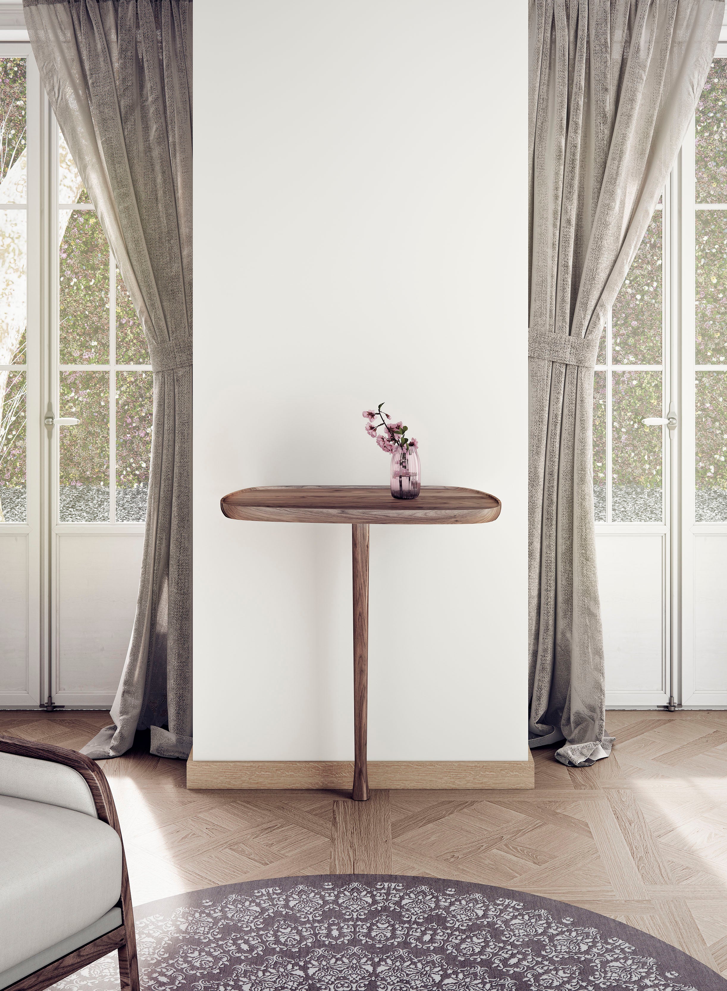 Nástěnná konzola CONSOLE dřevo