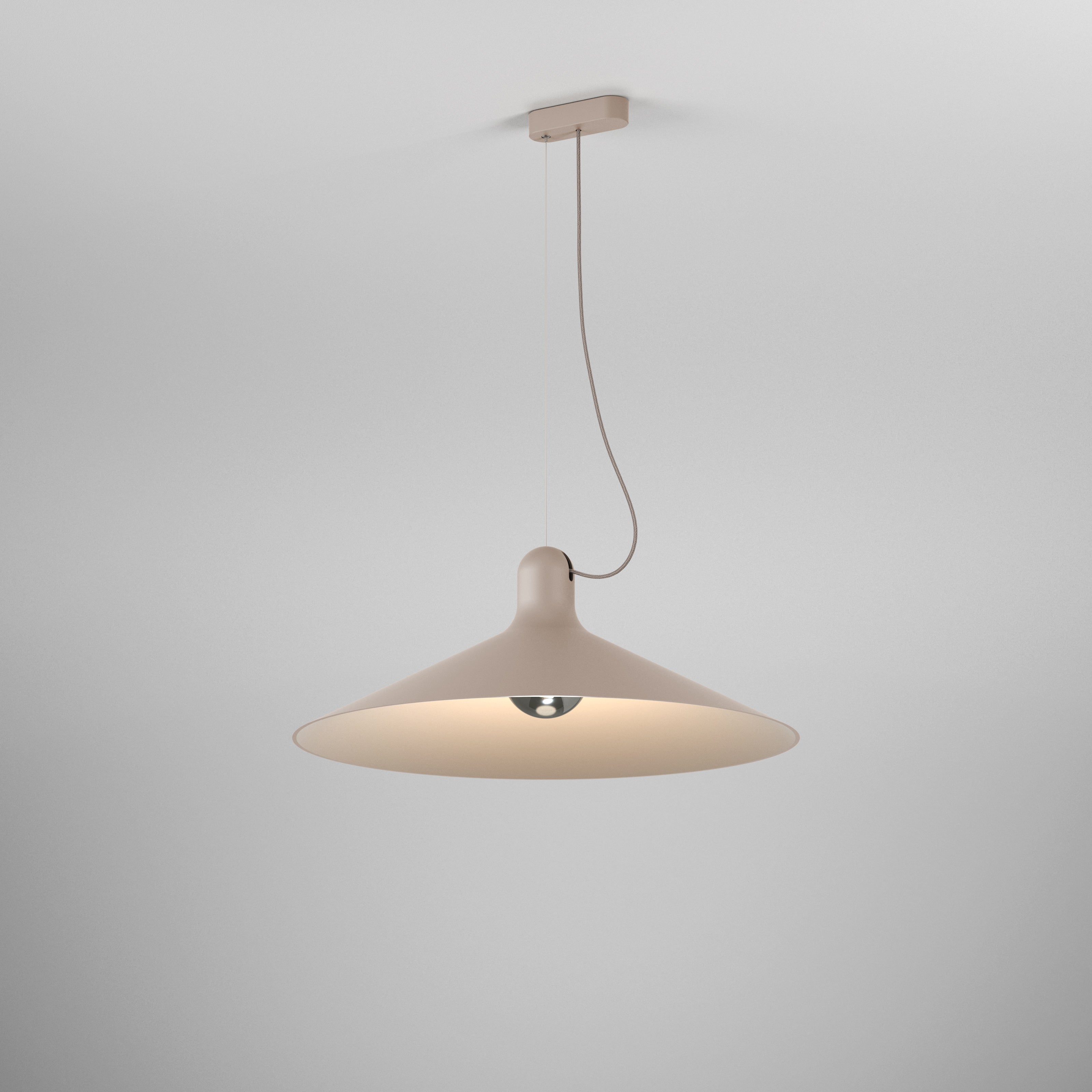 CONA pendant lamp beige taupe