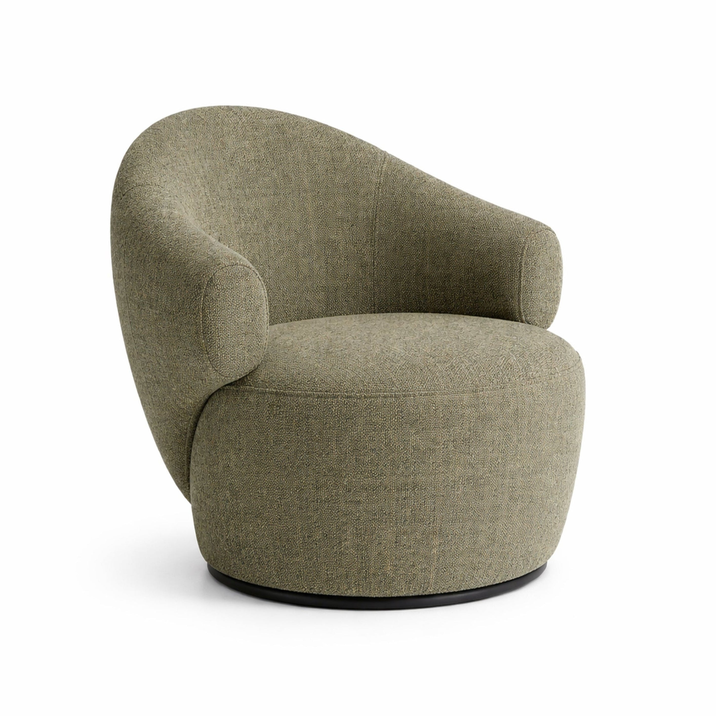 CONVA Armchair in Green Boucle