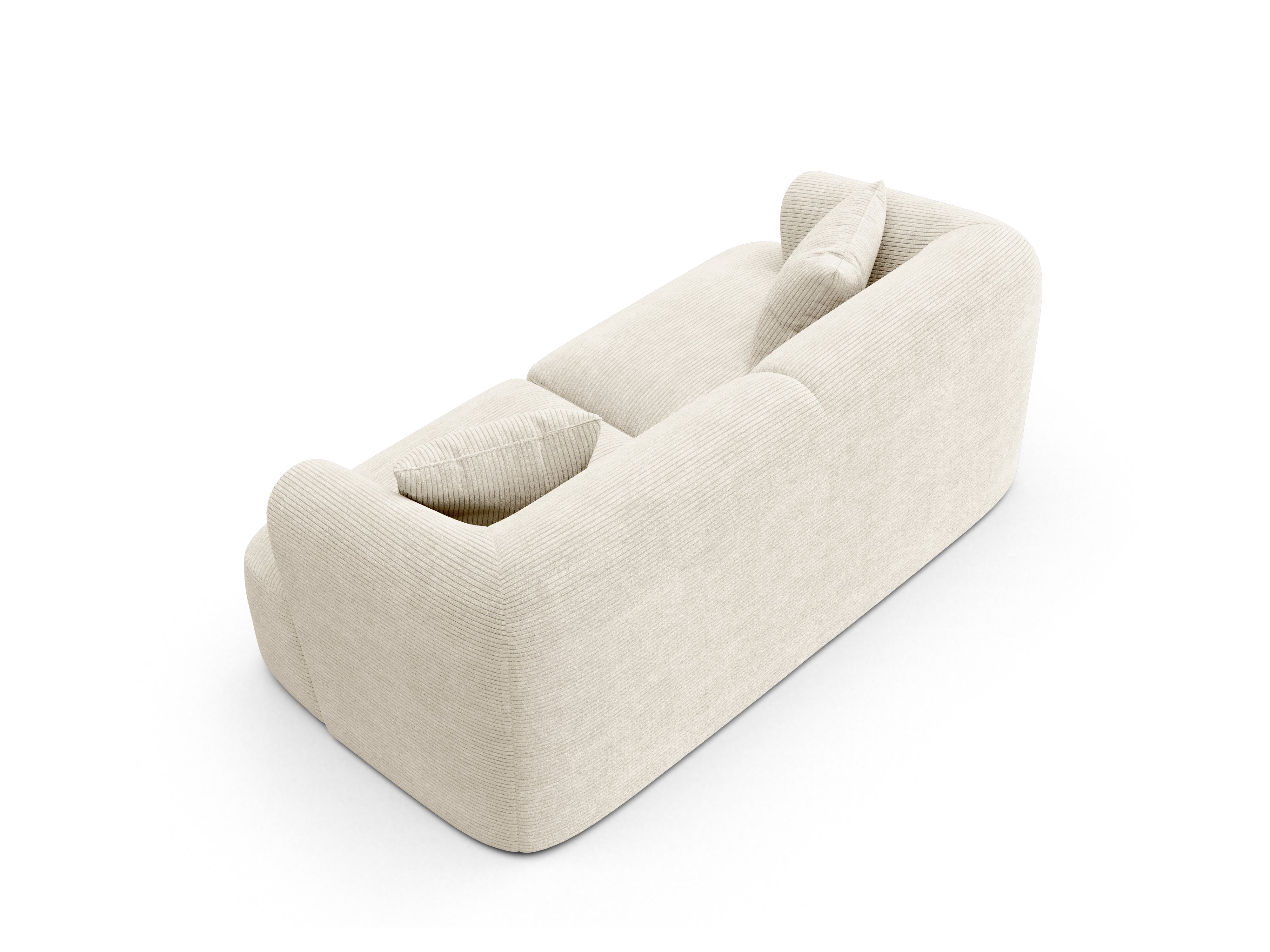 Sofa pro 2 osoby CAMPI krémový samet