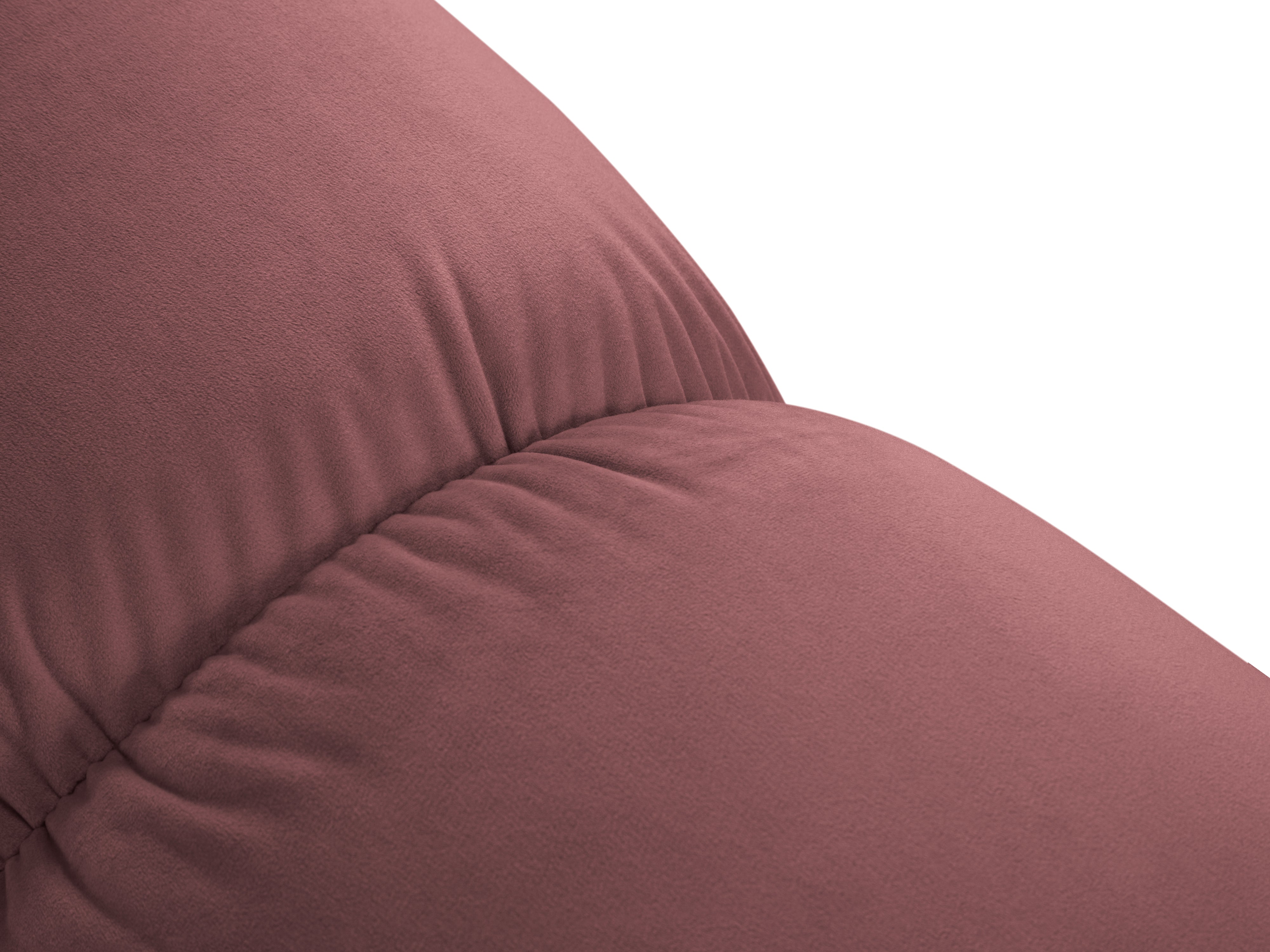 CORTINA Pink Velvet 2-Seater Sofa