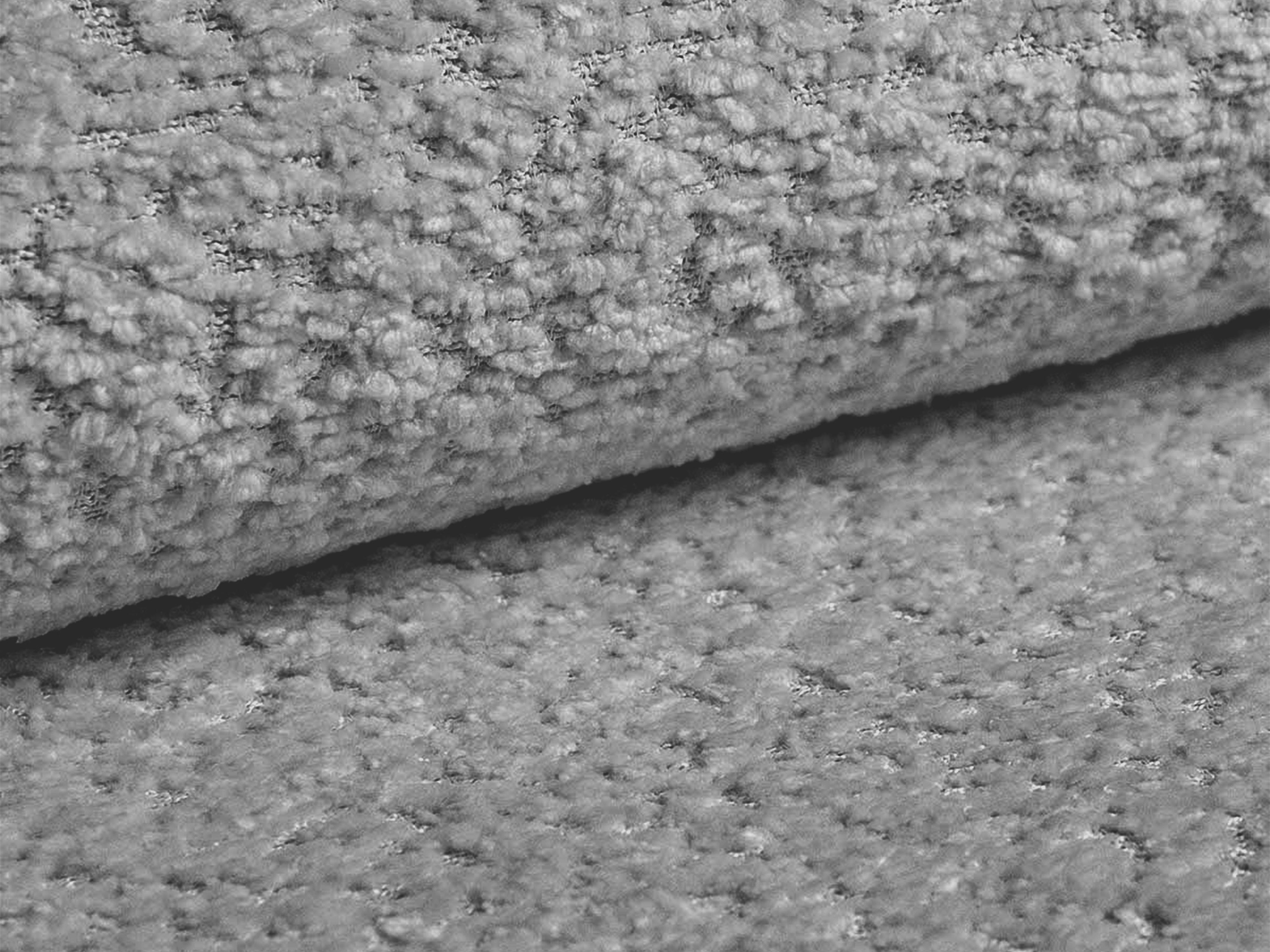 3-seater sofa with sleeping function KEMI light gray bouclé