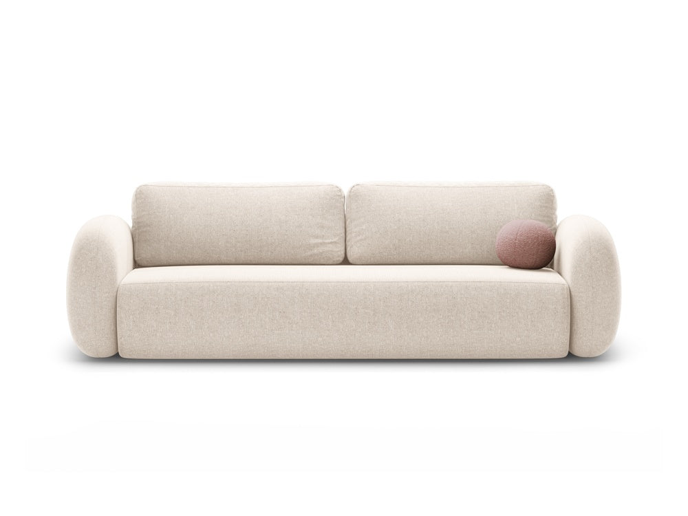 Pohovka s funkcí spaní 3-místná TONALE světle béžová