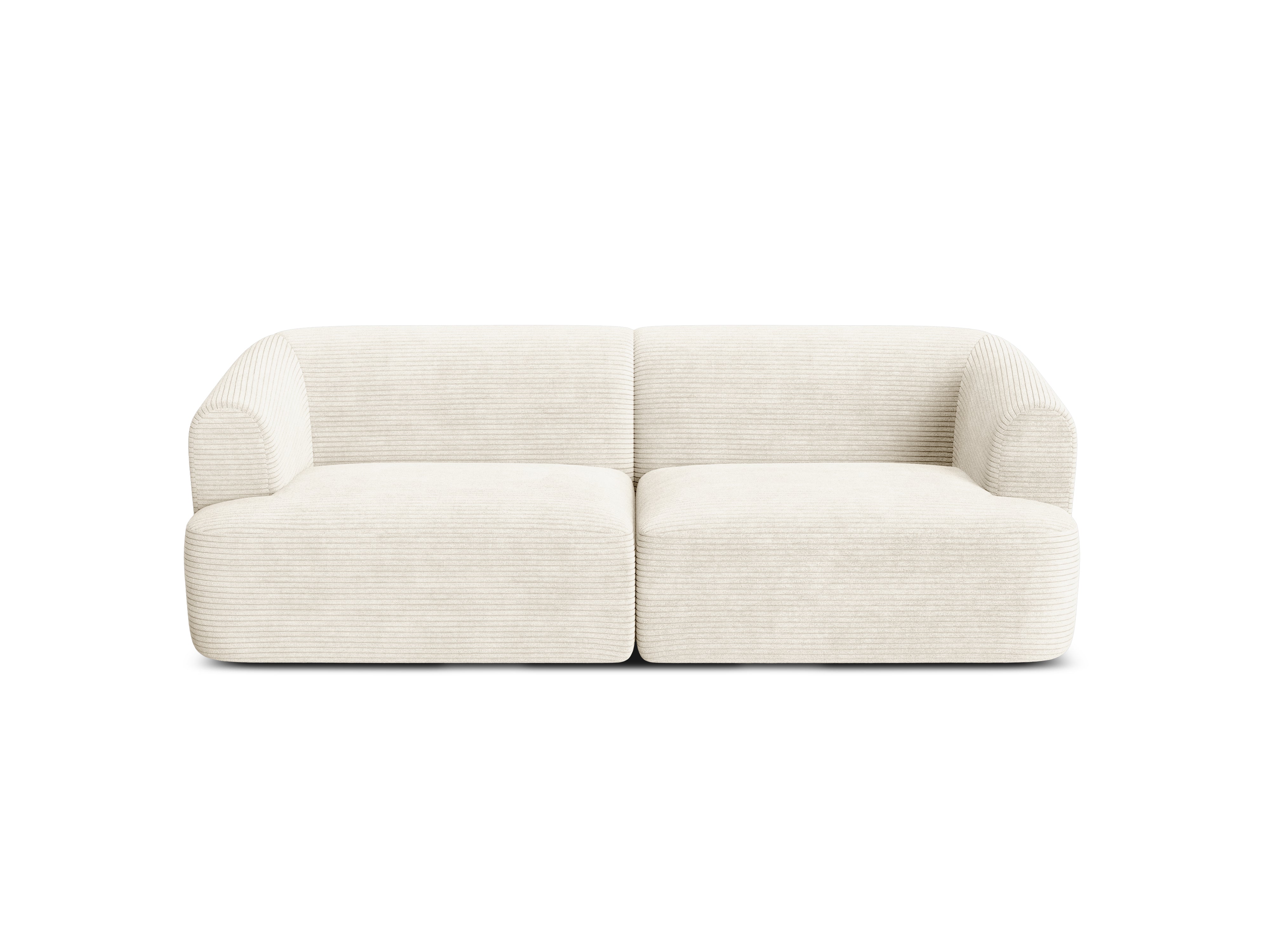3-seater Sofa CAMPI cream corduroy