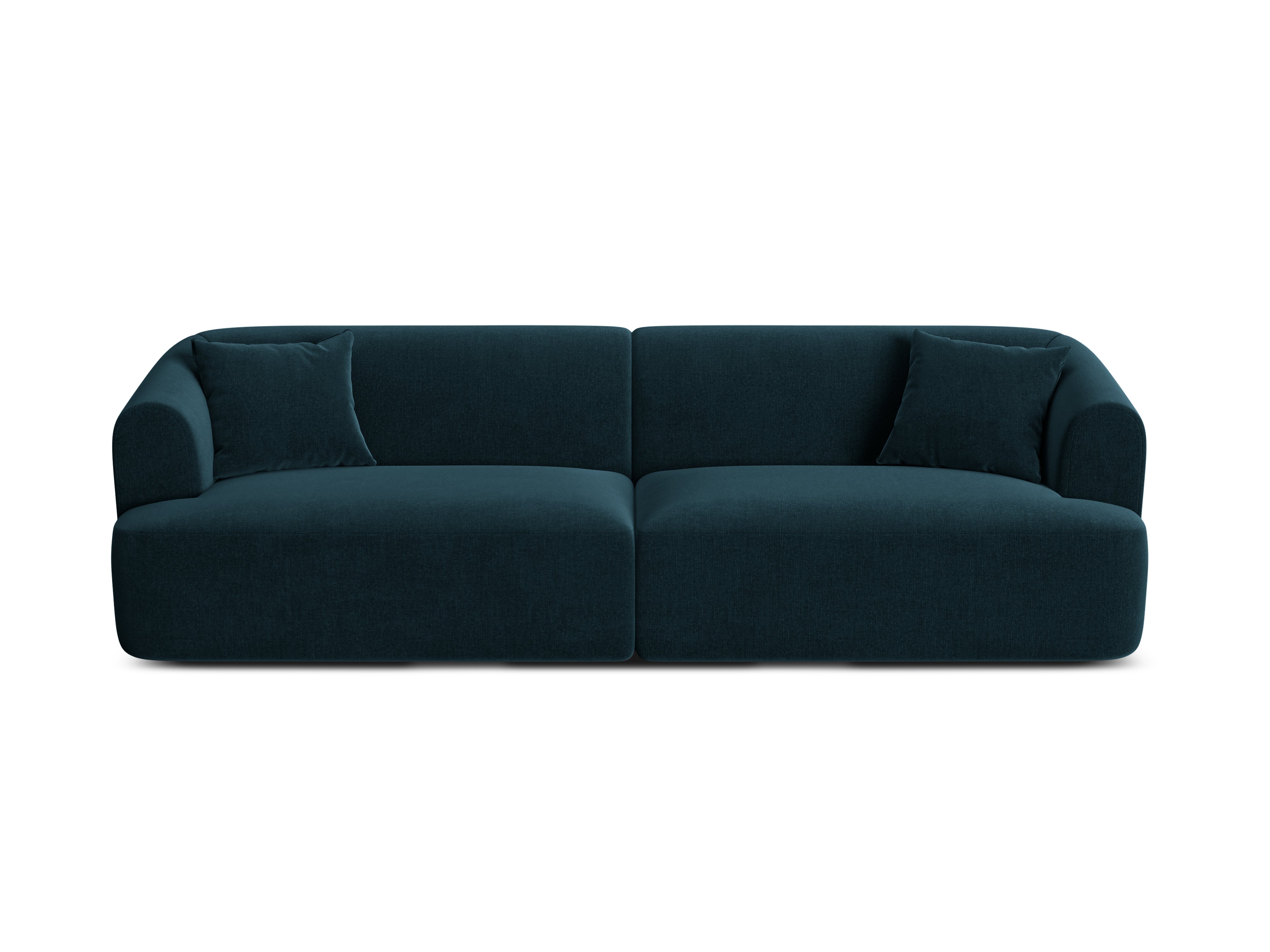 Sofa sametová 4-osobová CAMPI petrol