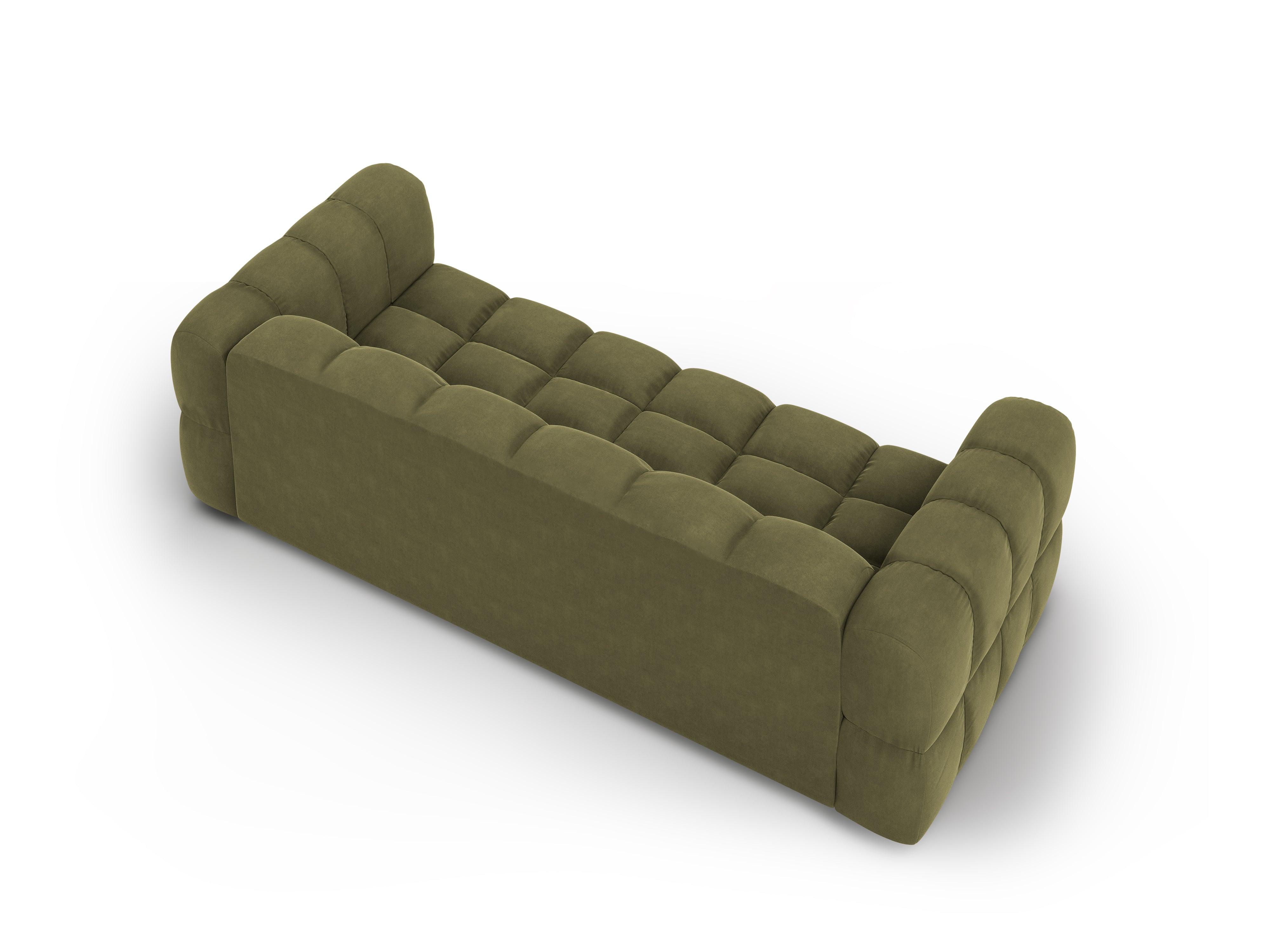 Sofa aksamitna 4-osobowa SKY jasnozielony Cosmopolitan Design Eye on Design