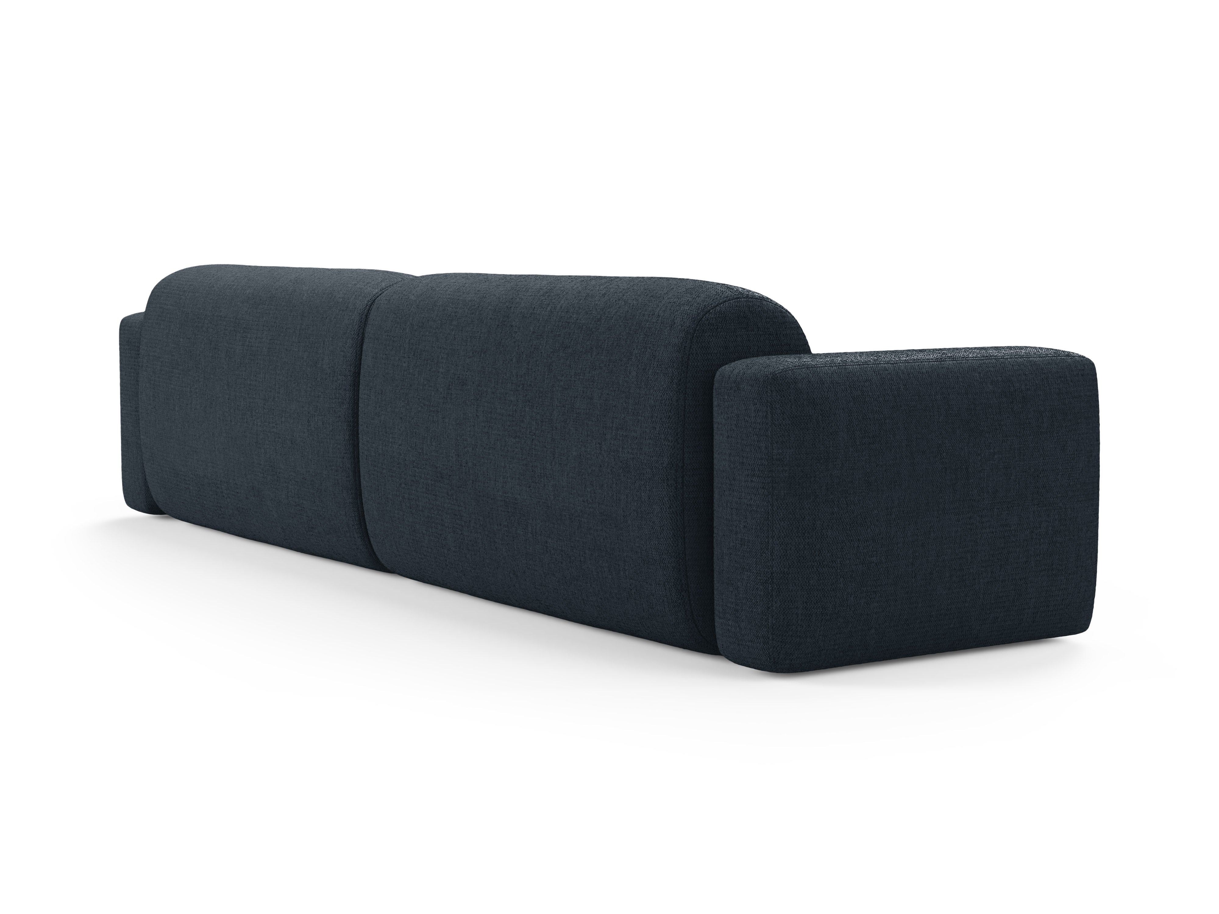4-seater sofa STRINO blue chenille