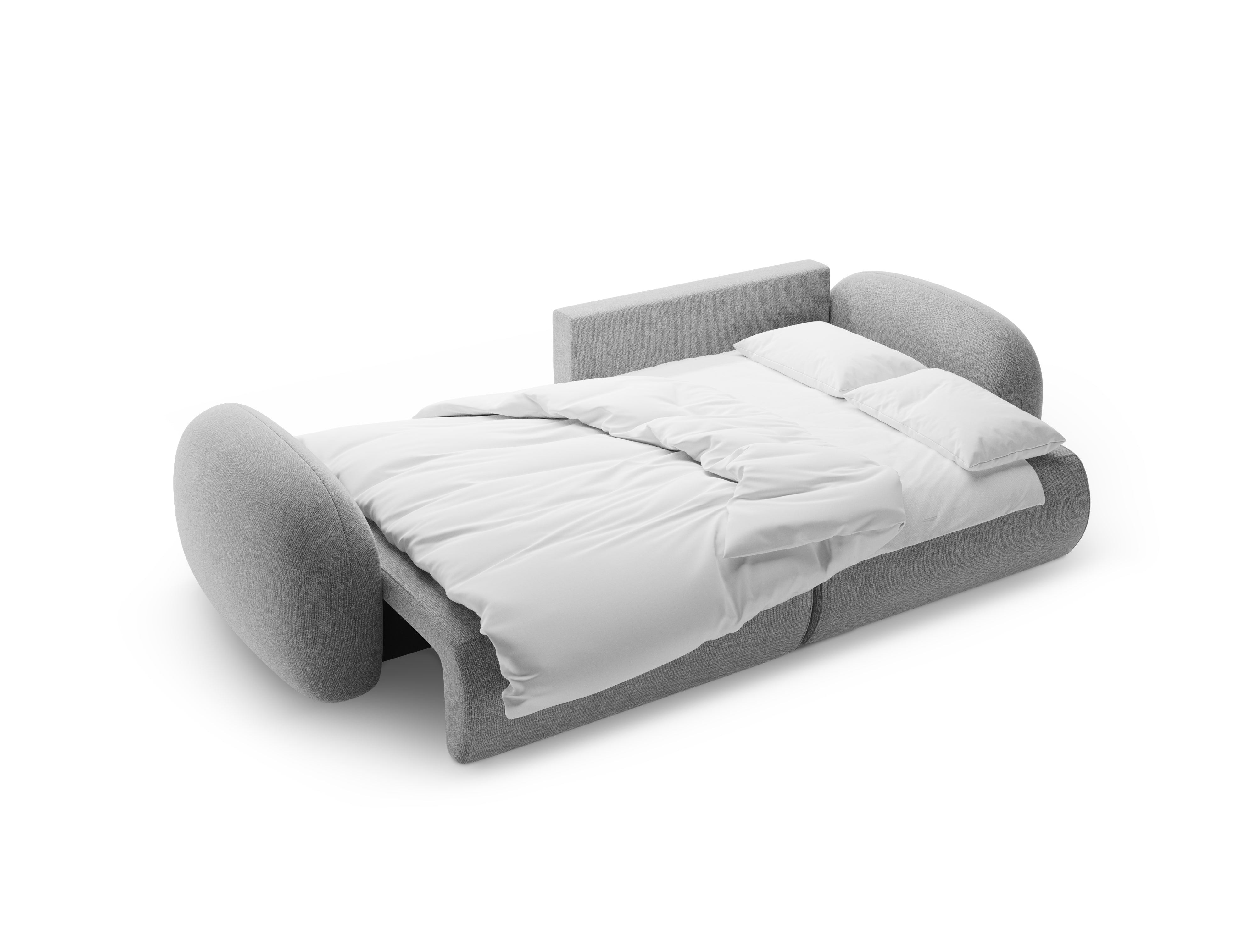 Universal corner sofa with sleeping function for 4 people TONALE gray