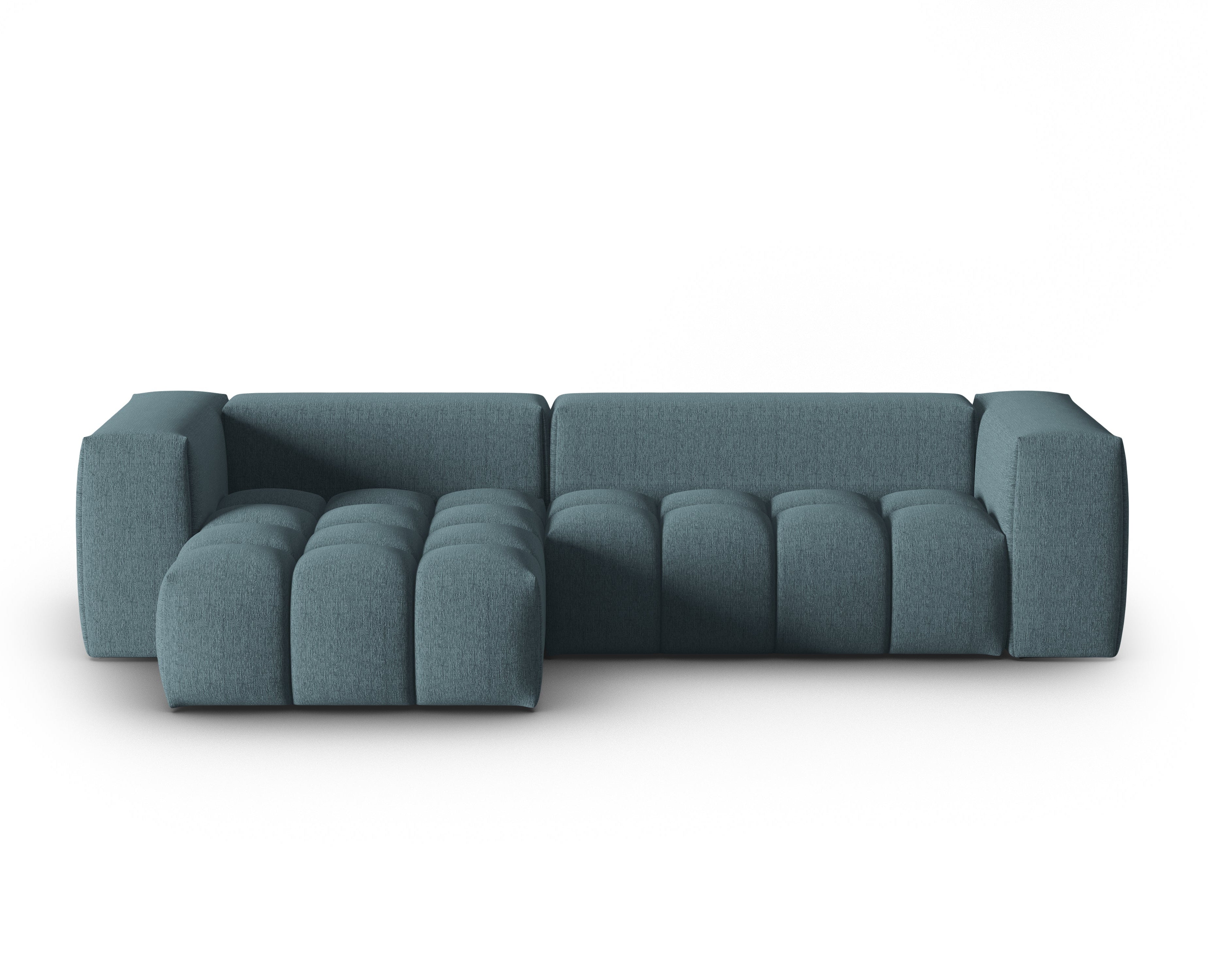 Narożnik 3-osobowy lewostronny VERONA jasny niebieski – Cosmopolitan Design