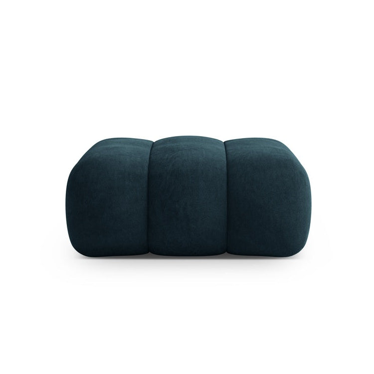 Velvet pouf KOGE petrol