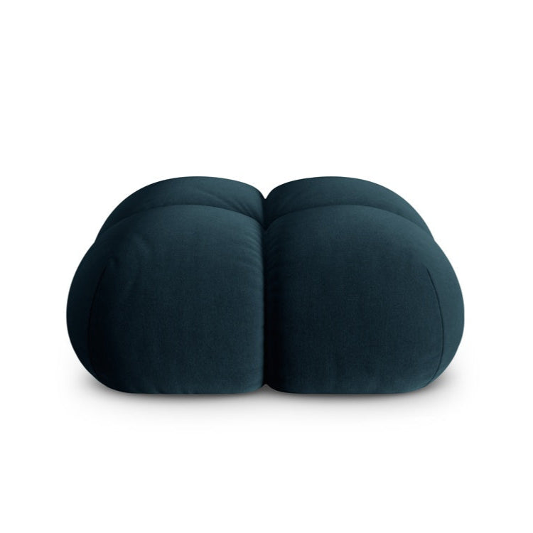 Velvet Pouf LORETTO Petrol