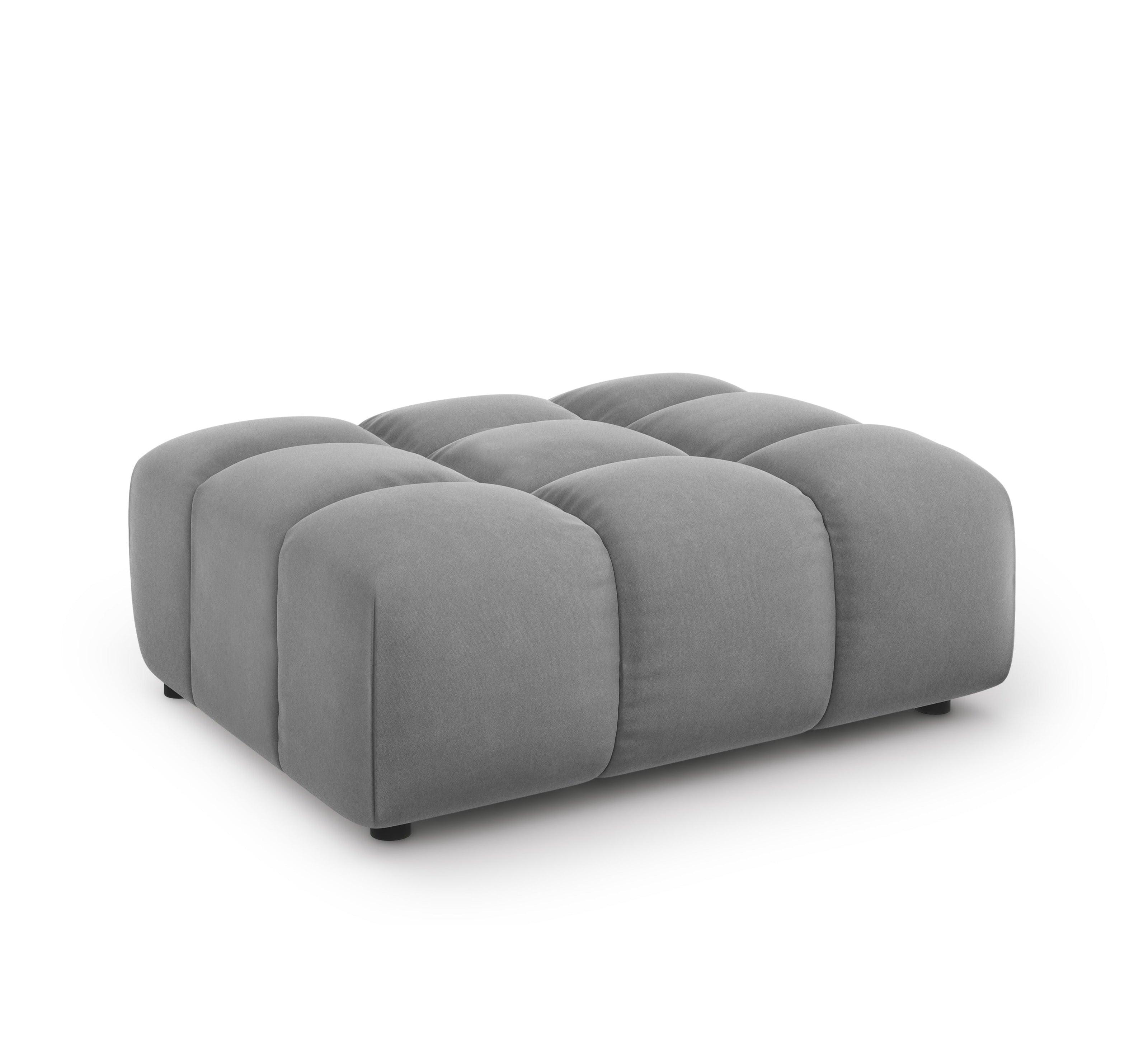 Puf aksamitny SKY jasnoszary Cosmopolitan Design Eye on Design