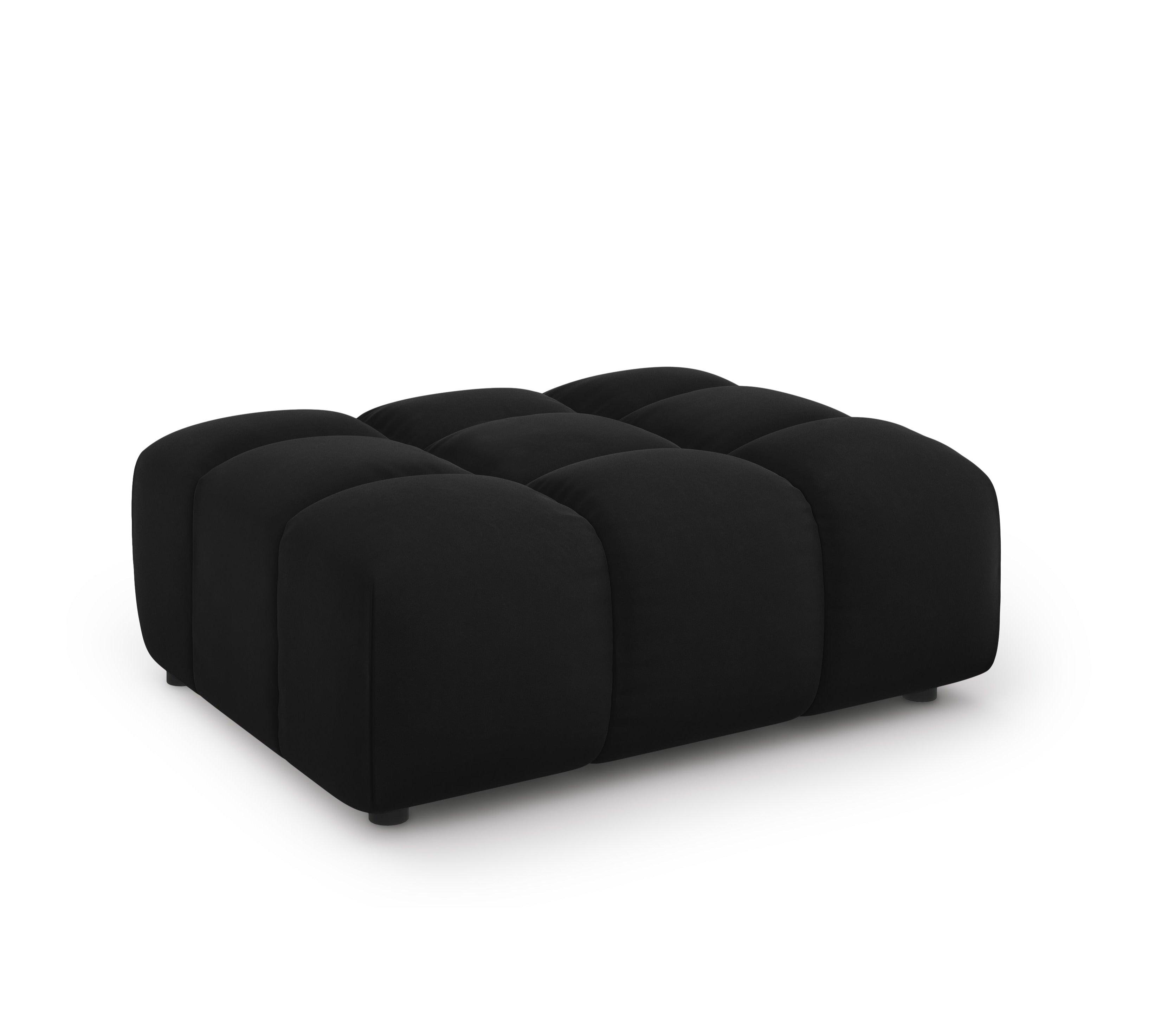 Puf aksamitny SKY czarny Cosmopolitan Design Eye on Design