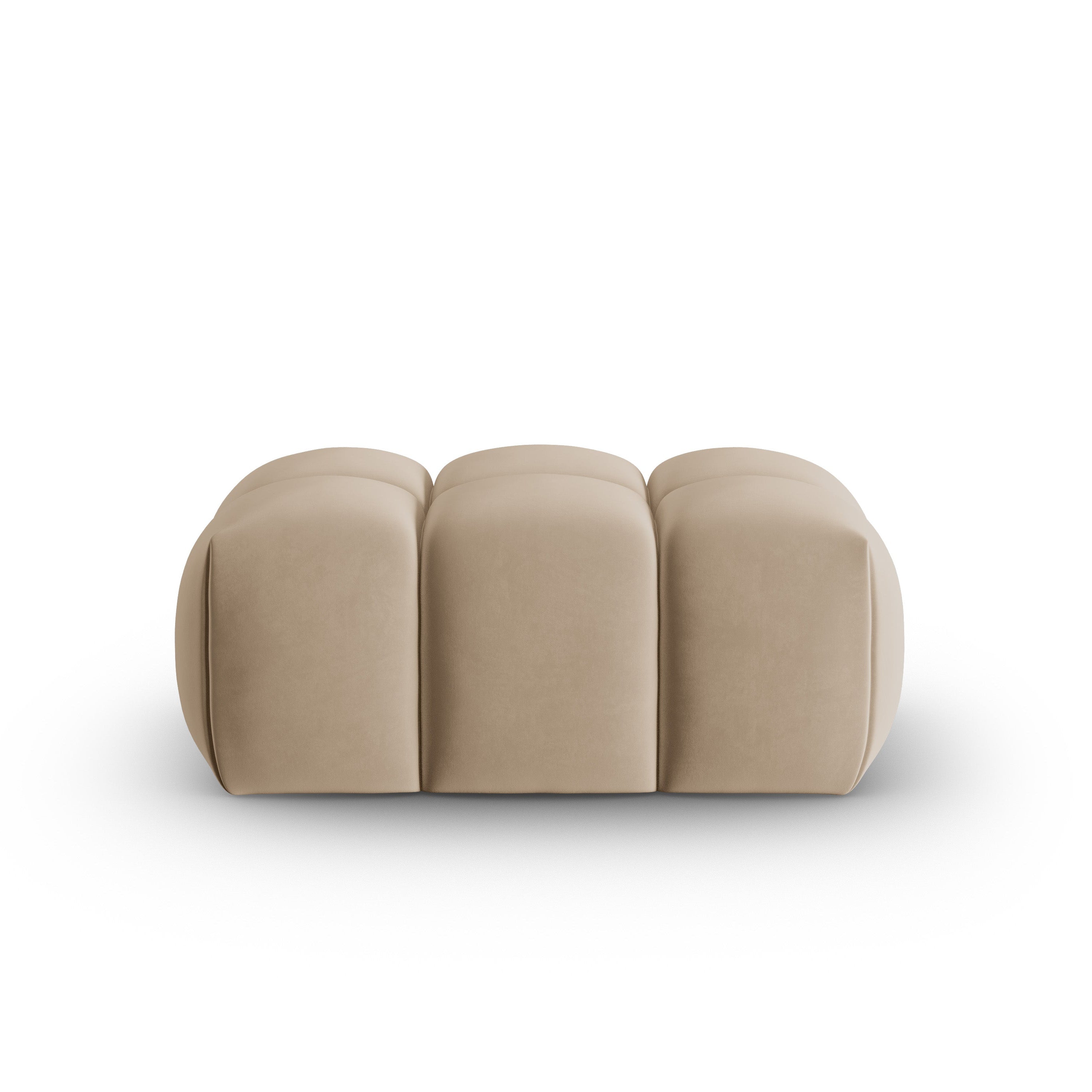 Puf aksamitny VERONA piaskowy – Cosmopolitan Design
