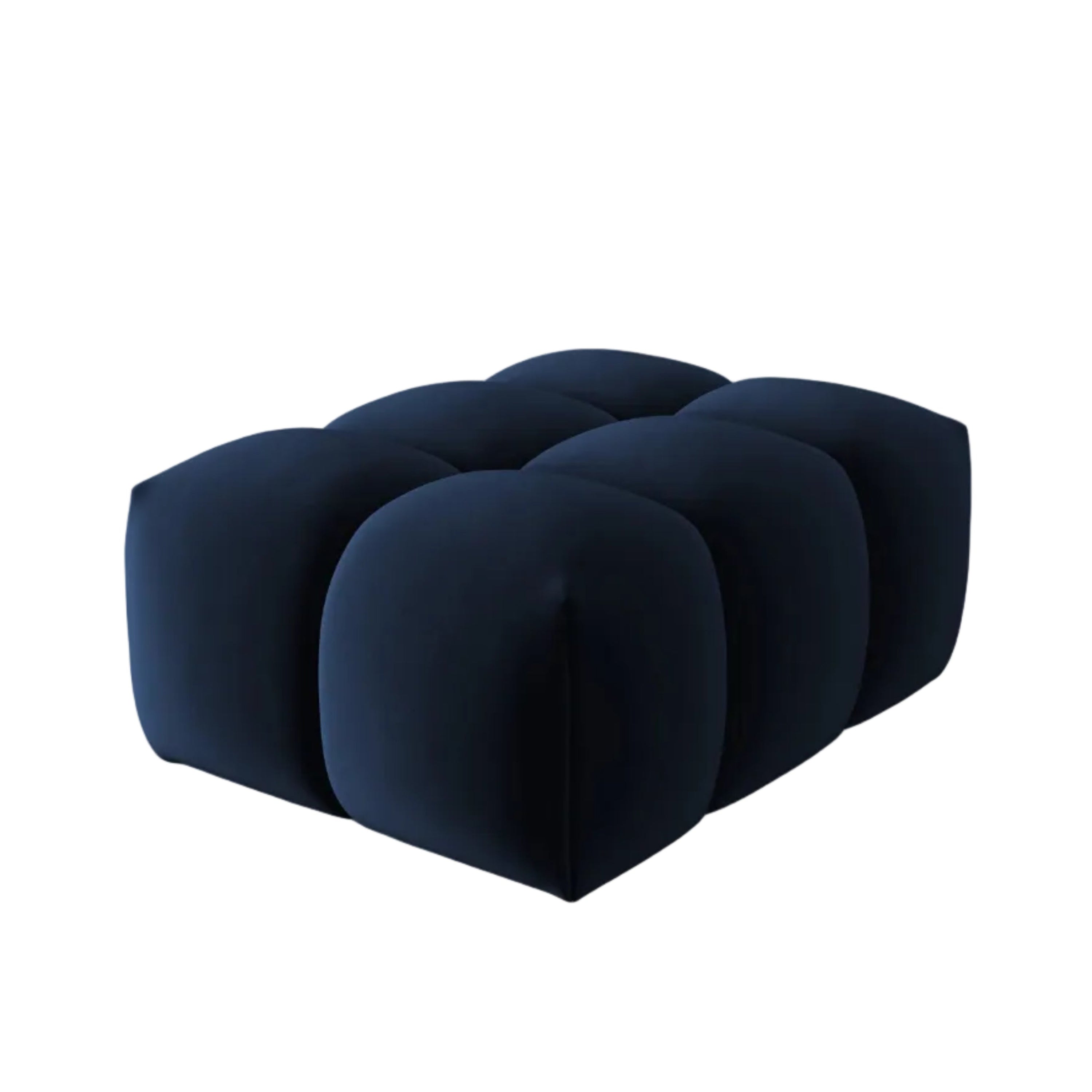 Puf aksamitny VERONA królewski niebieski – Cosmopolitan Design