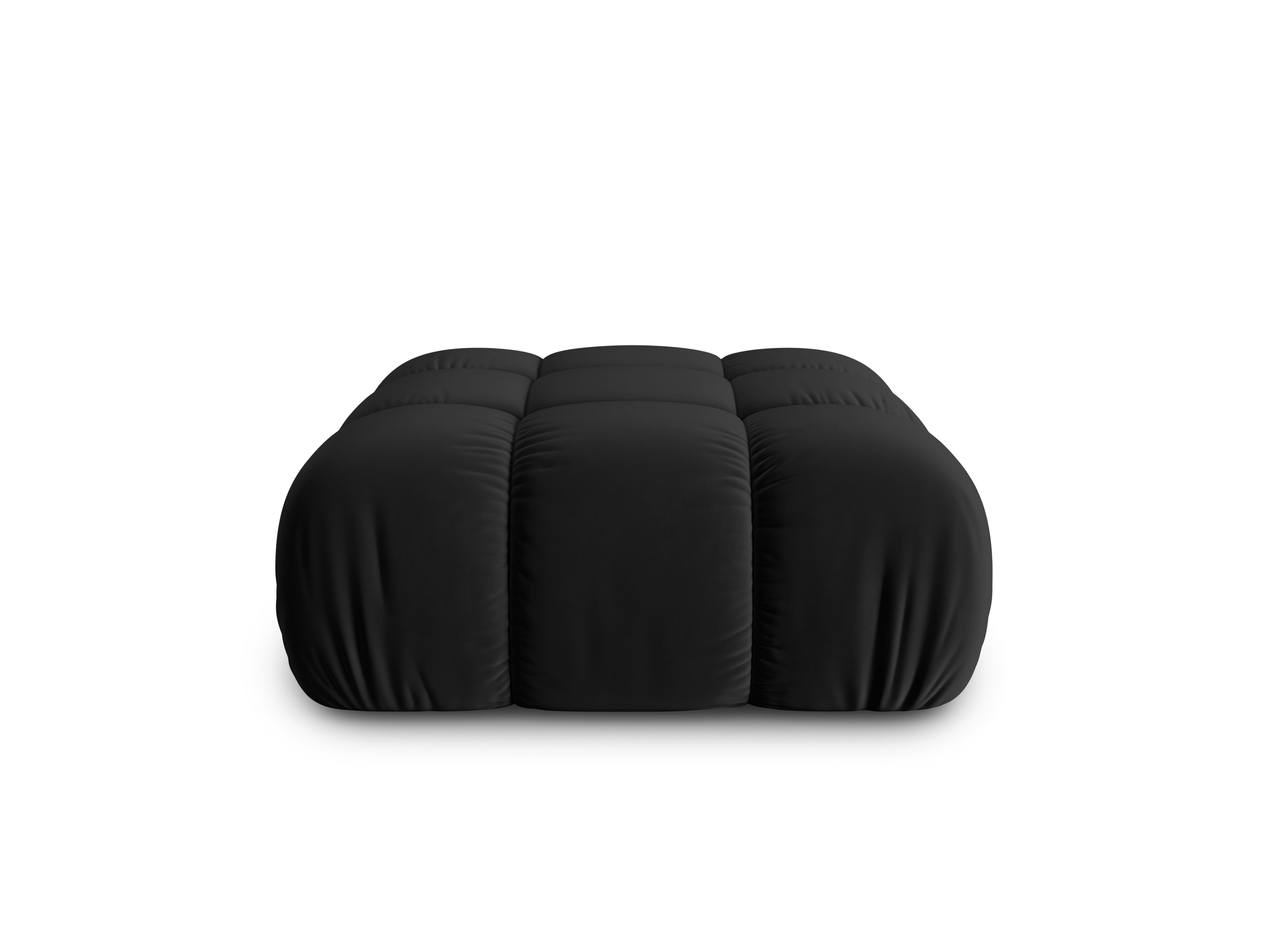 Puf aksamitny CORTINA czarny – Cosmopolitan Design