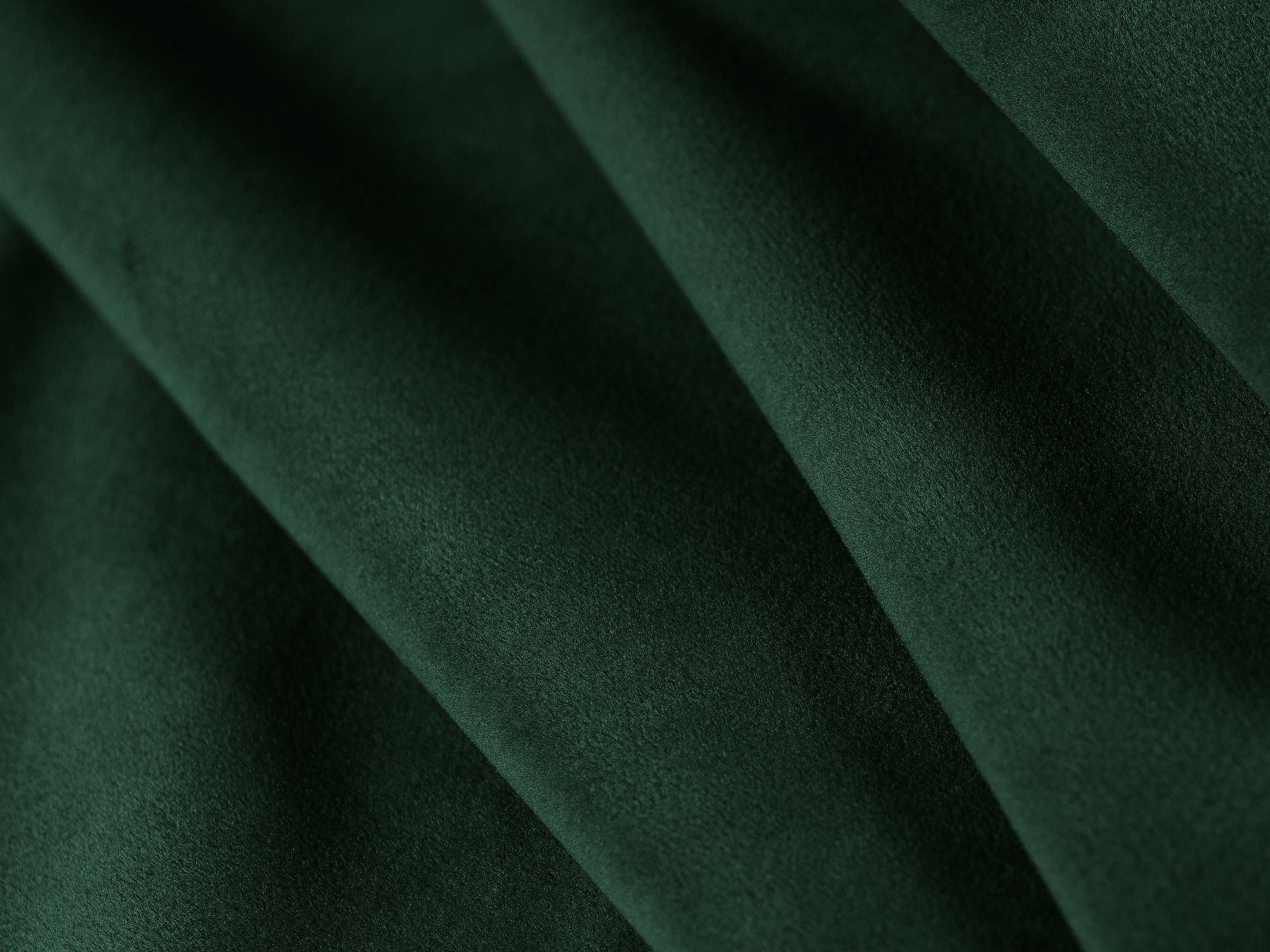 CORTINA Velvet Pouf in Bottle Green