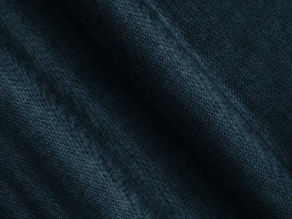 Velvet corner sofa for 3 people right-sided LORETTO petrol