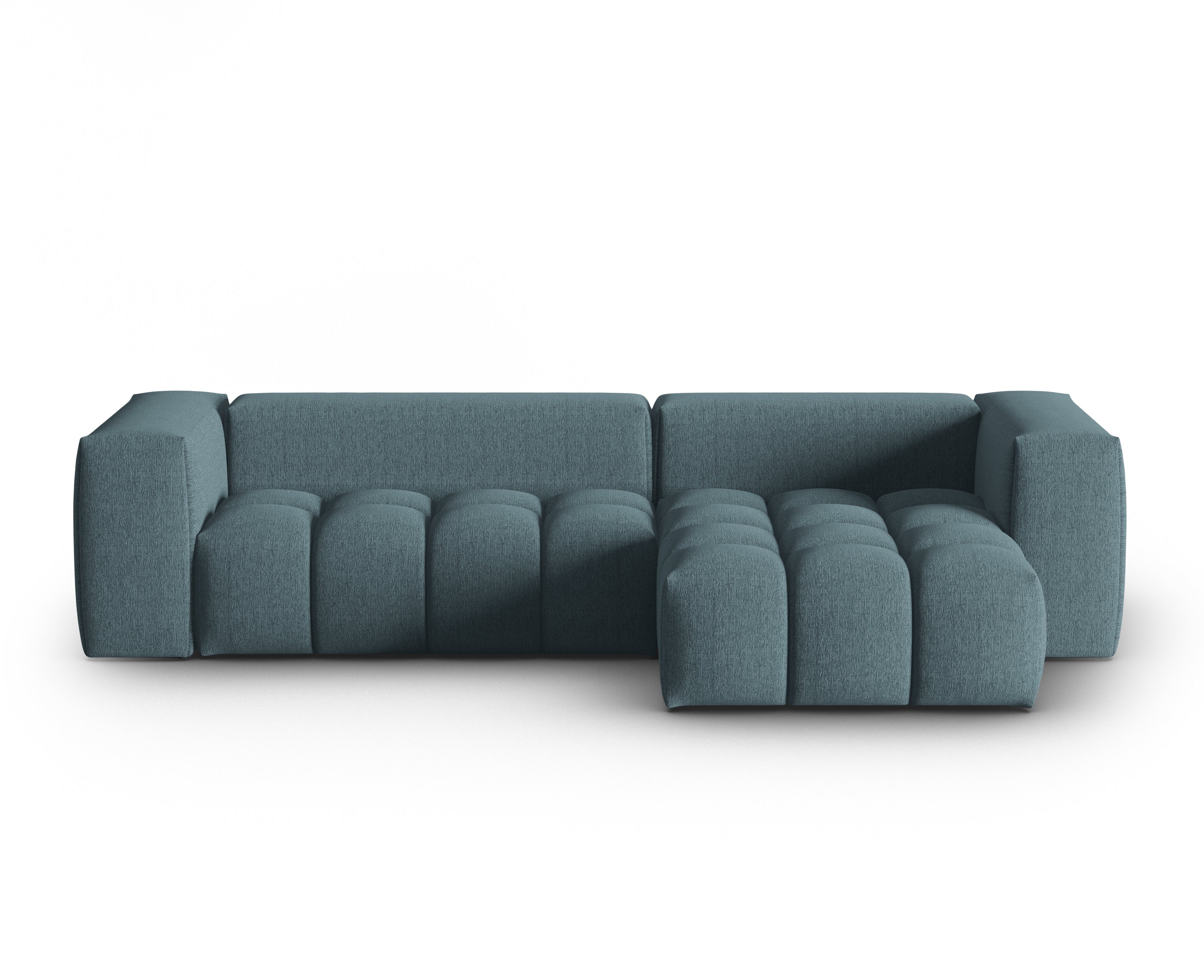 Narożnik 3-osobowy prawostronny VERONA jasny niebieski – Cosmopolitan Design