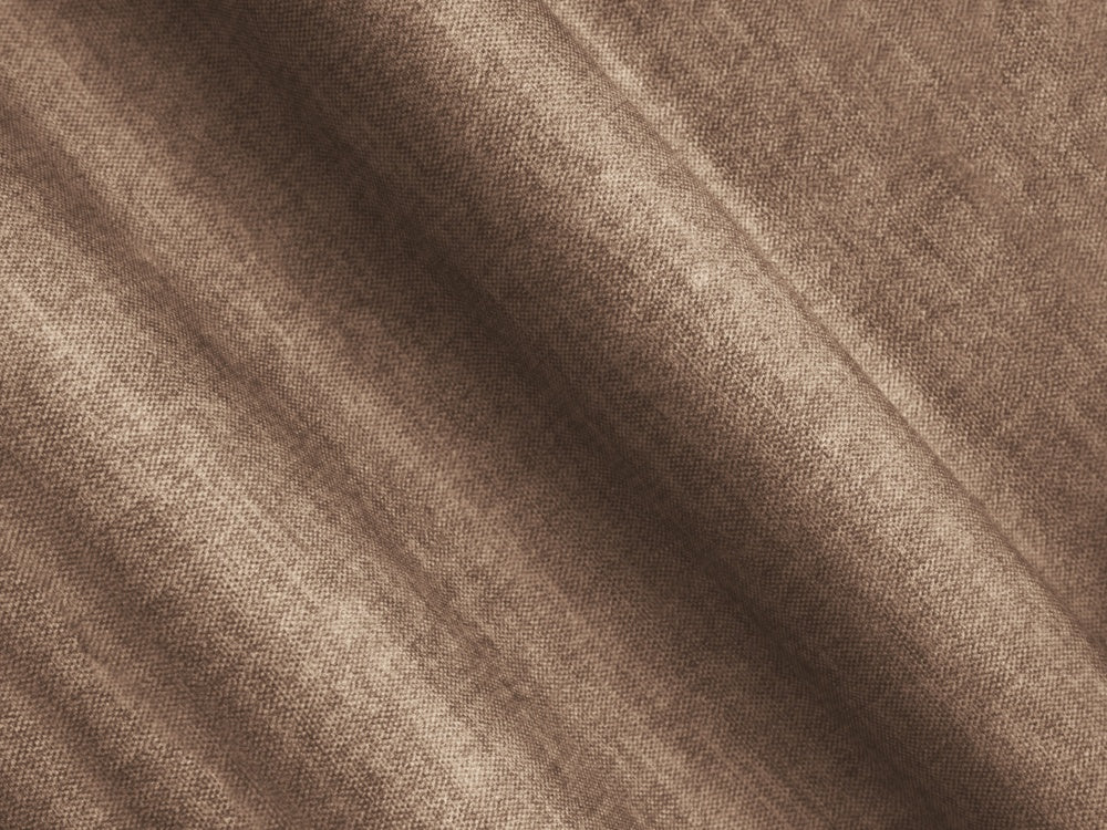 Sofa panoramatická sametová pro 6 osob KOGE tmavě béžová