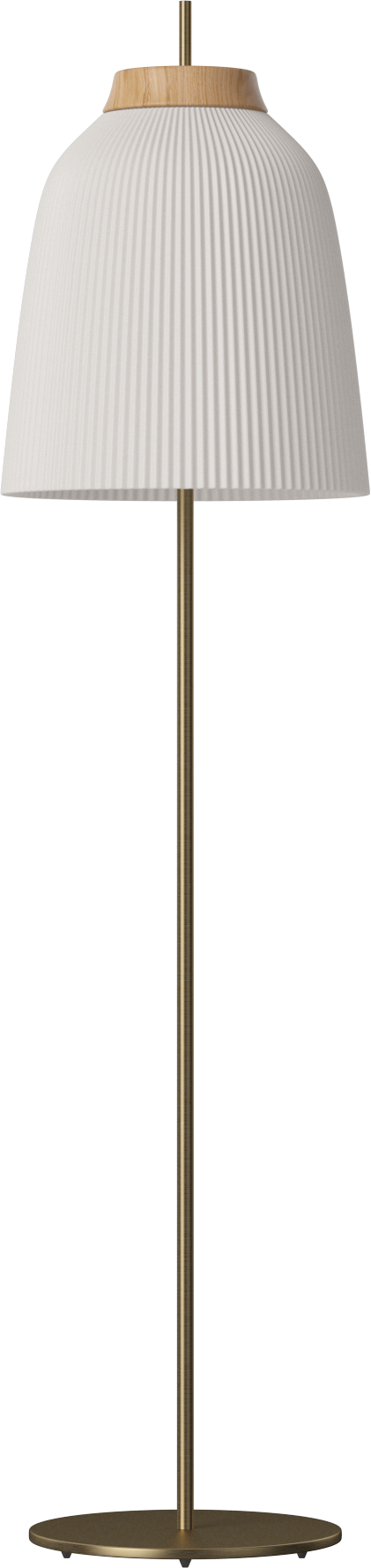 Stojací lampa CAMPA mosazná základna