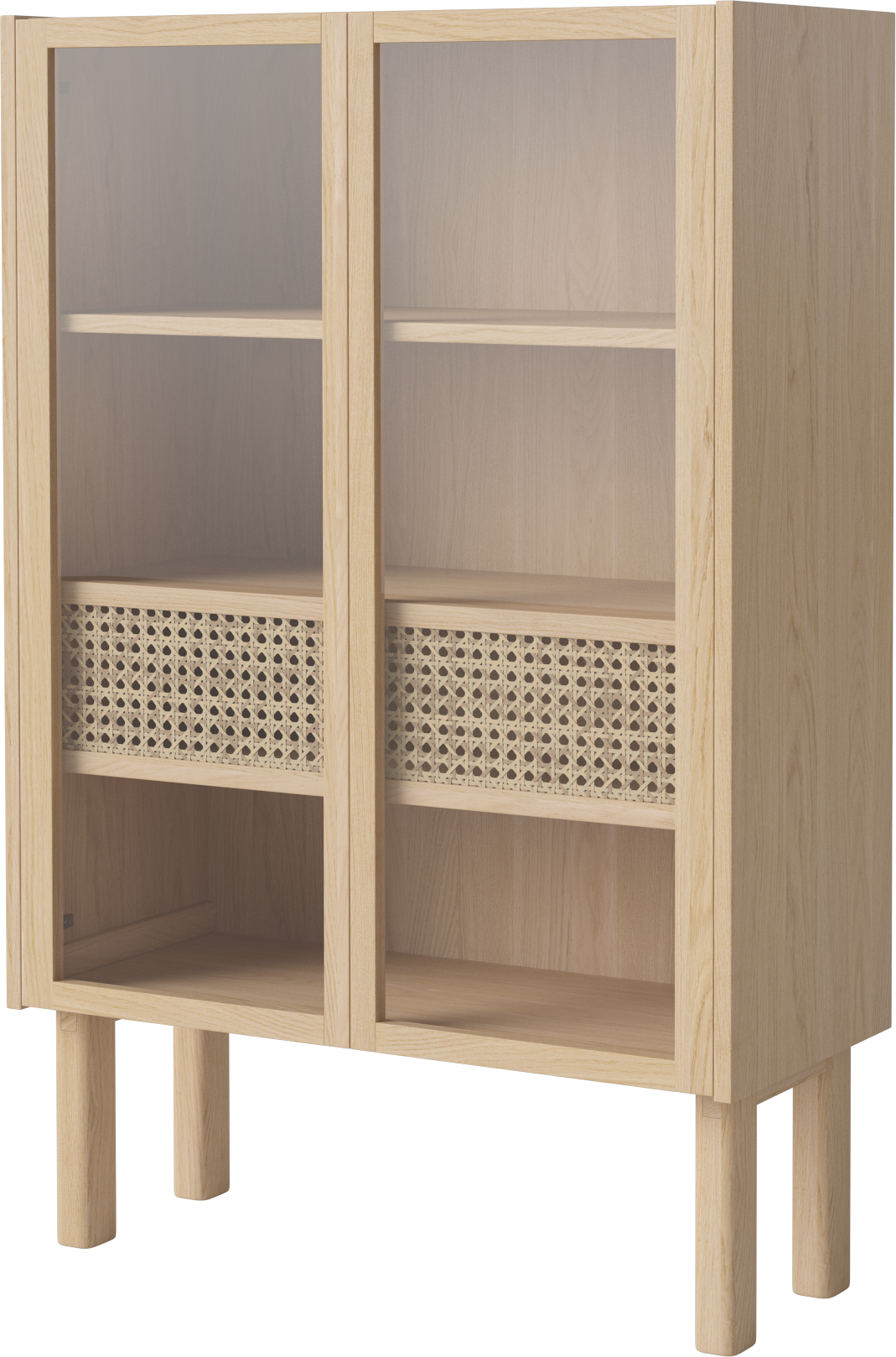 Skříňka CANA bělené dubové dřevo