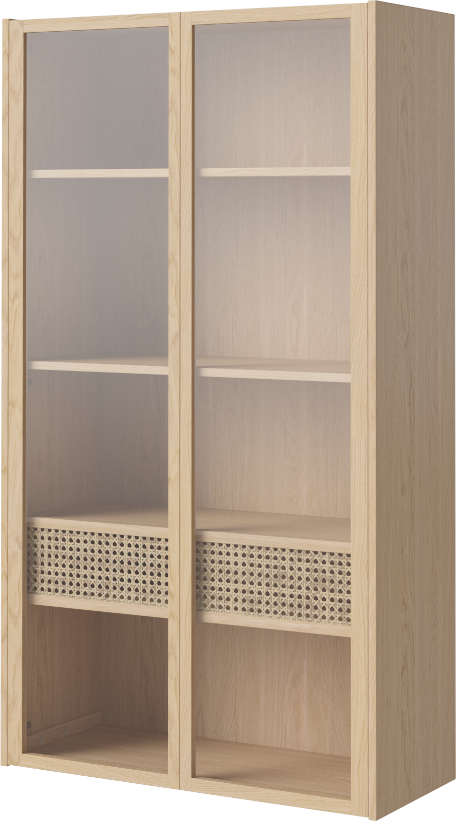 Nástěnná skříňka CANA bělené dubové dřevo