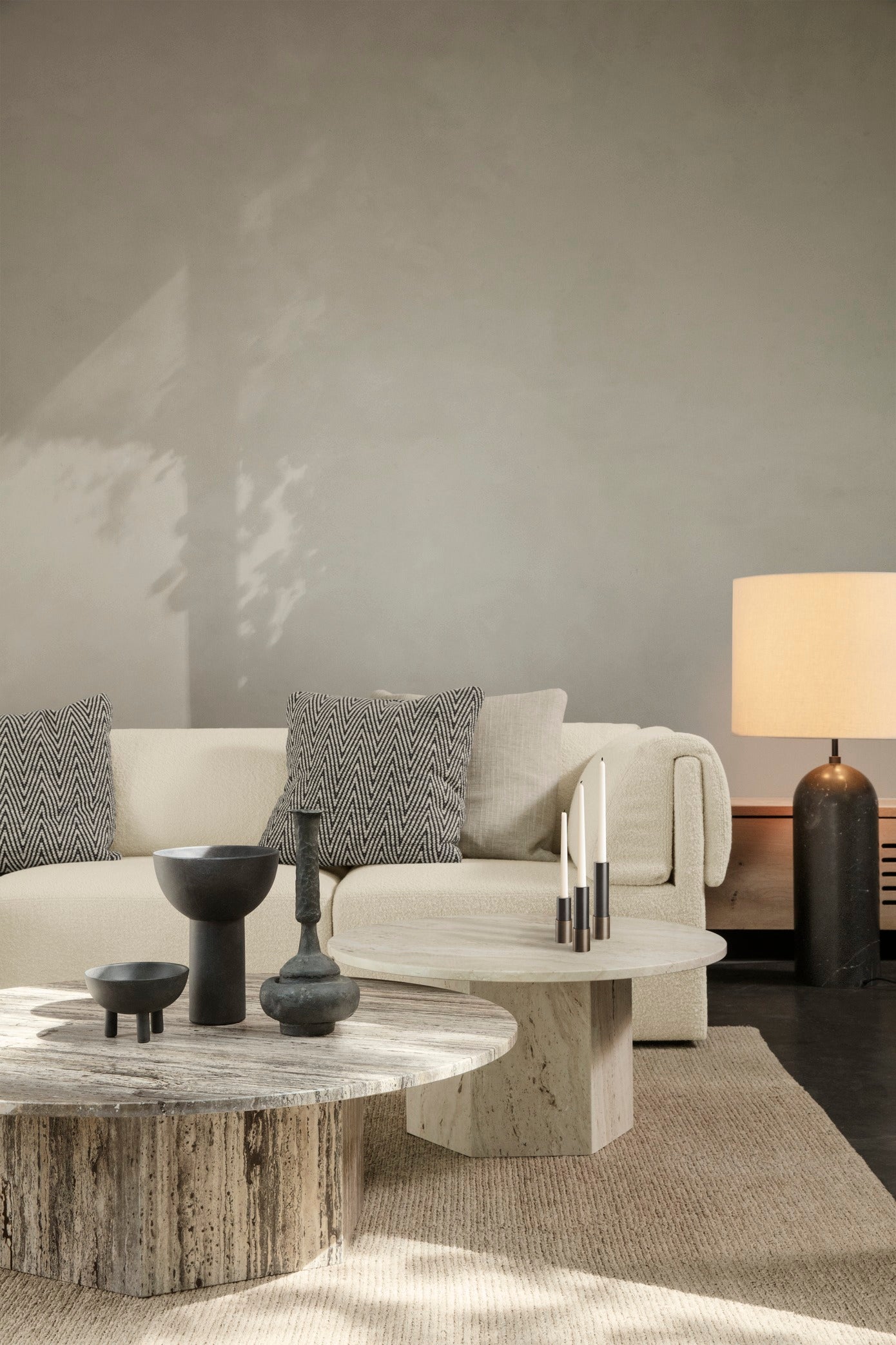 3-seater upholstered WONDER sofa