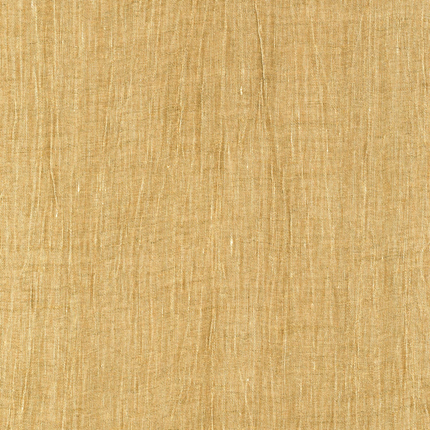 Linen Structural Textile Wallpaper LINON - PAILLE Straw Yellow