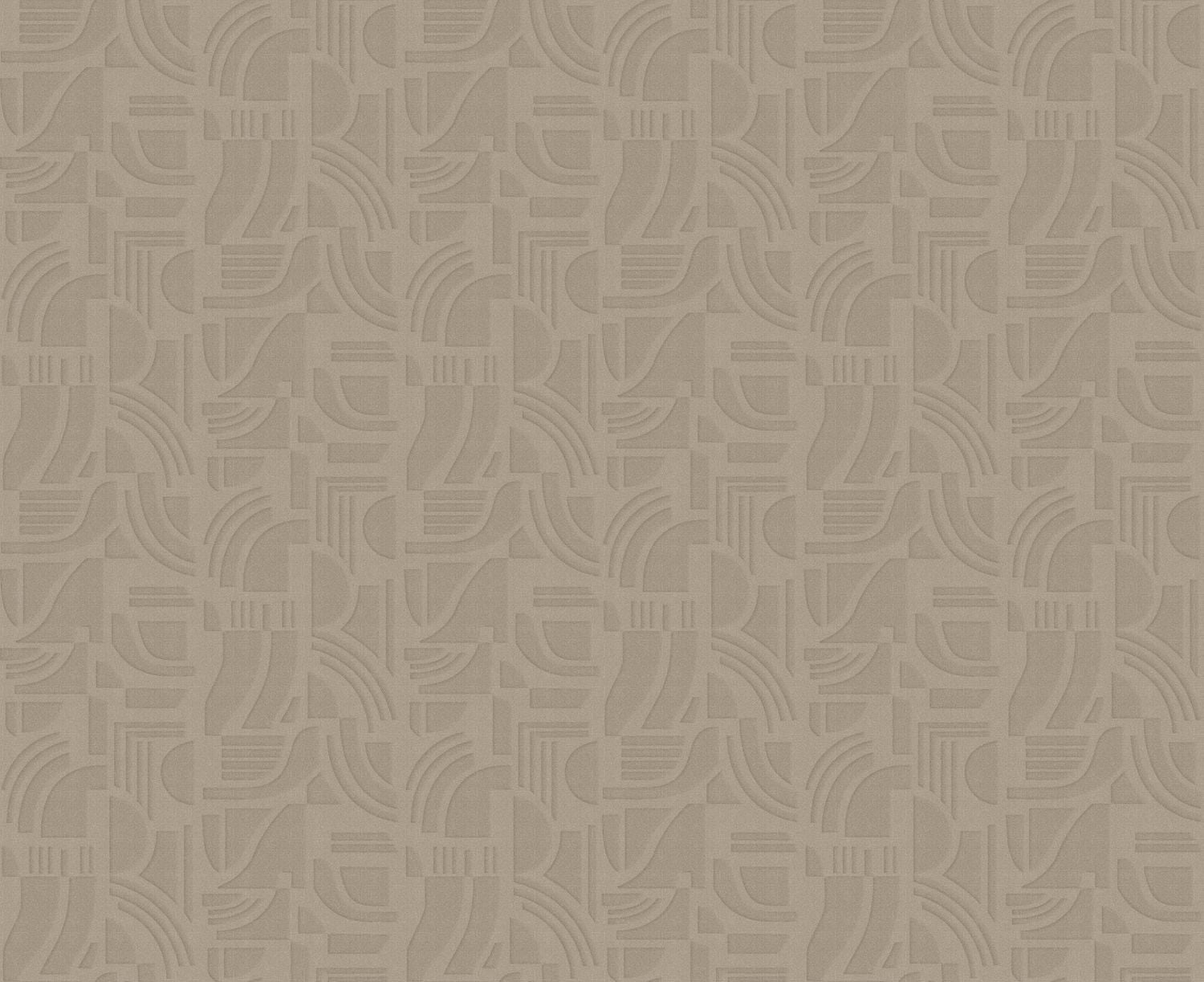 Textilní tapeta se strukturovaným geometrickým vzorem LINSOLITE - NATUREL béžová