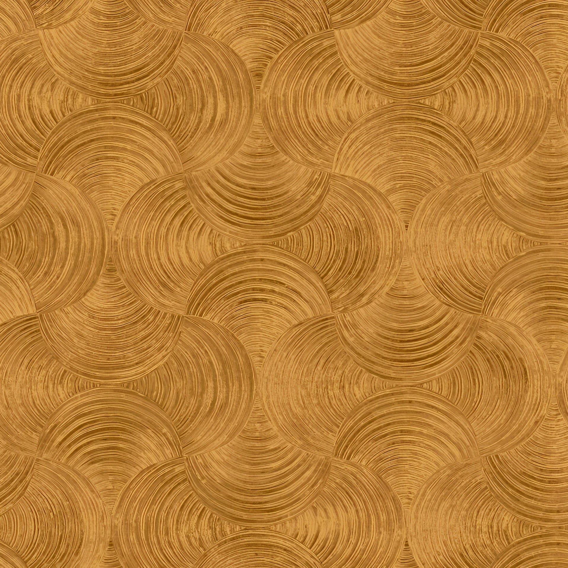 Metallic Structural Wallpaper with Abstract Pattern APHELIE - OR Copper Gold