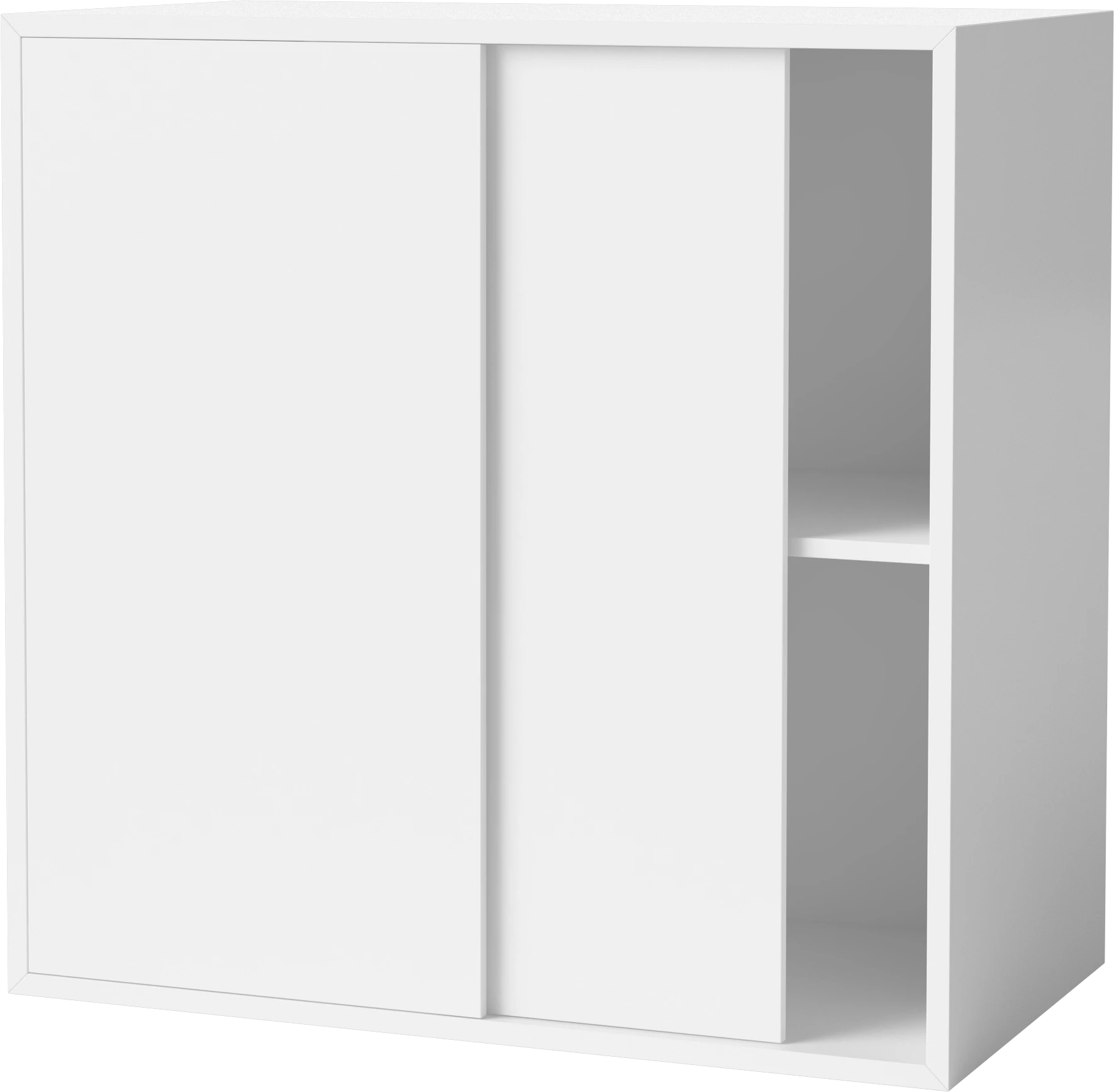 Case white cabinet