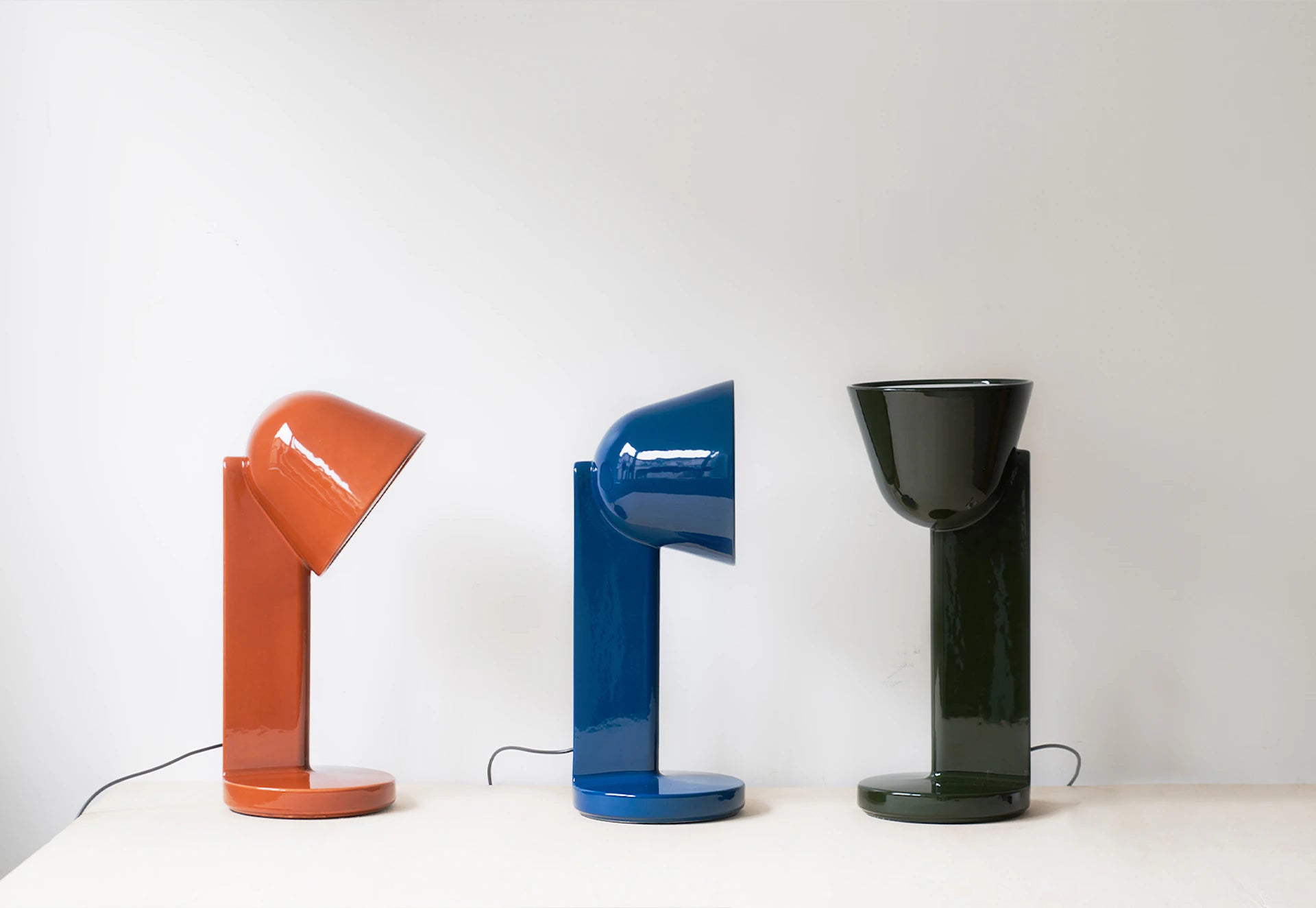 Stolní lampa CÉRAMIQUE červená