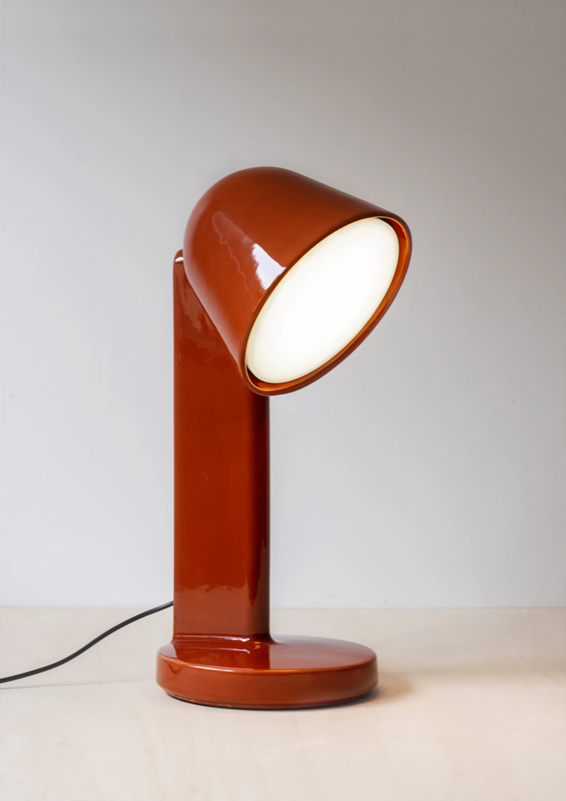 Stolní lampa CÉRAMIQUE červená