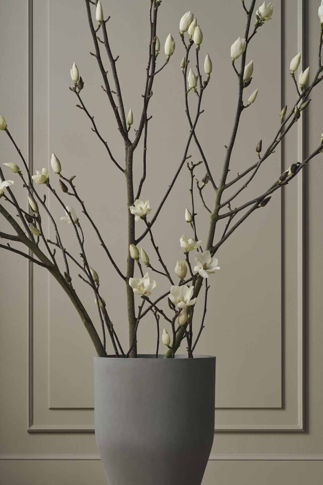 Donice COMBO šedo-bílý cement