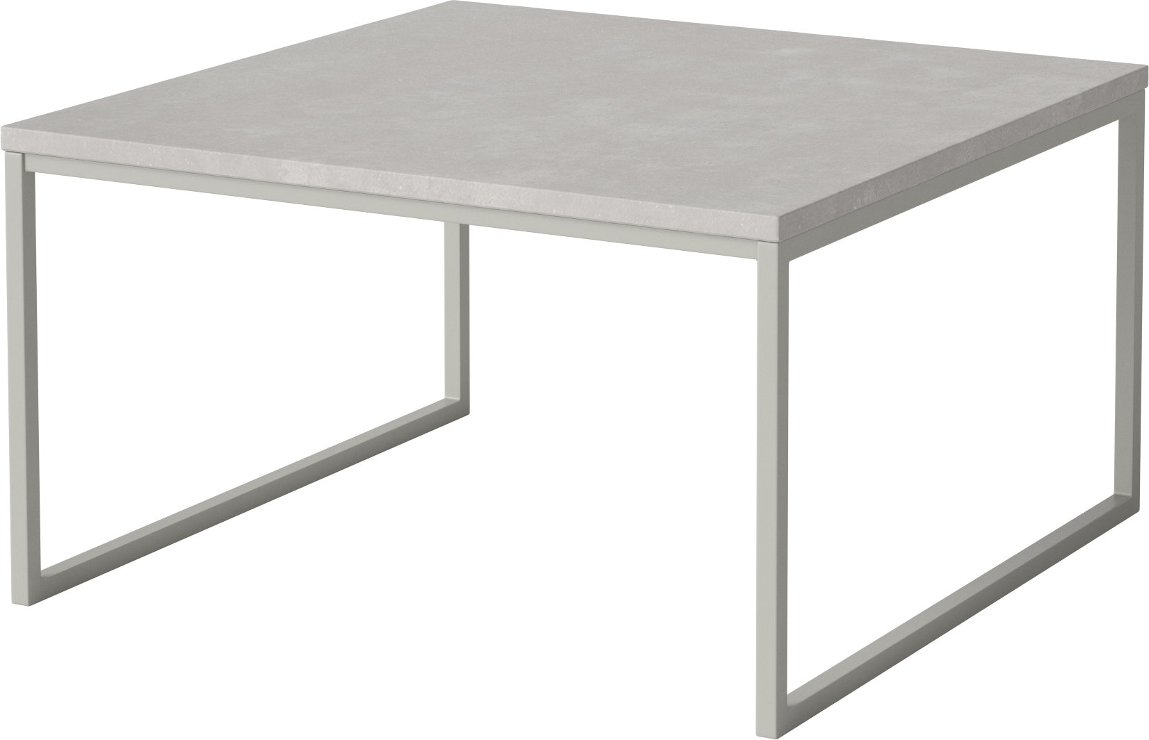 Zahradní konferenční stolek COMO šedý beton se šedým podstavcem