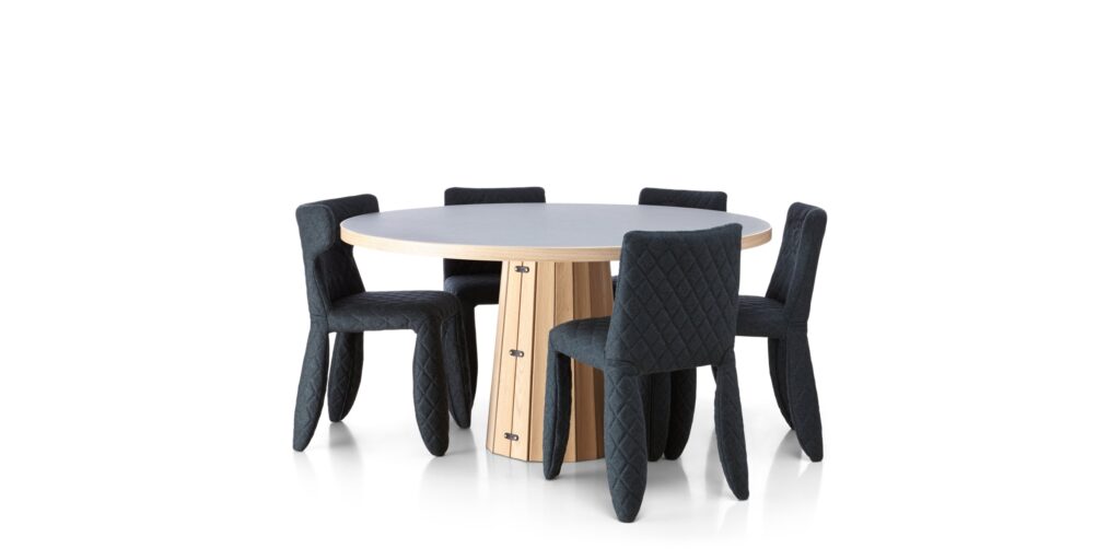 Kulatý stůl CONTAINER s podstavcem Bodhi