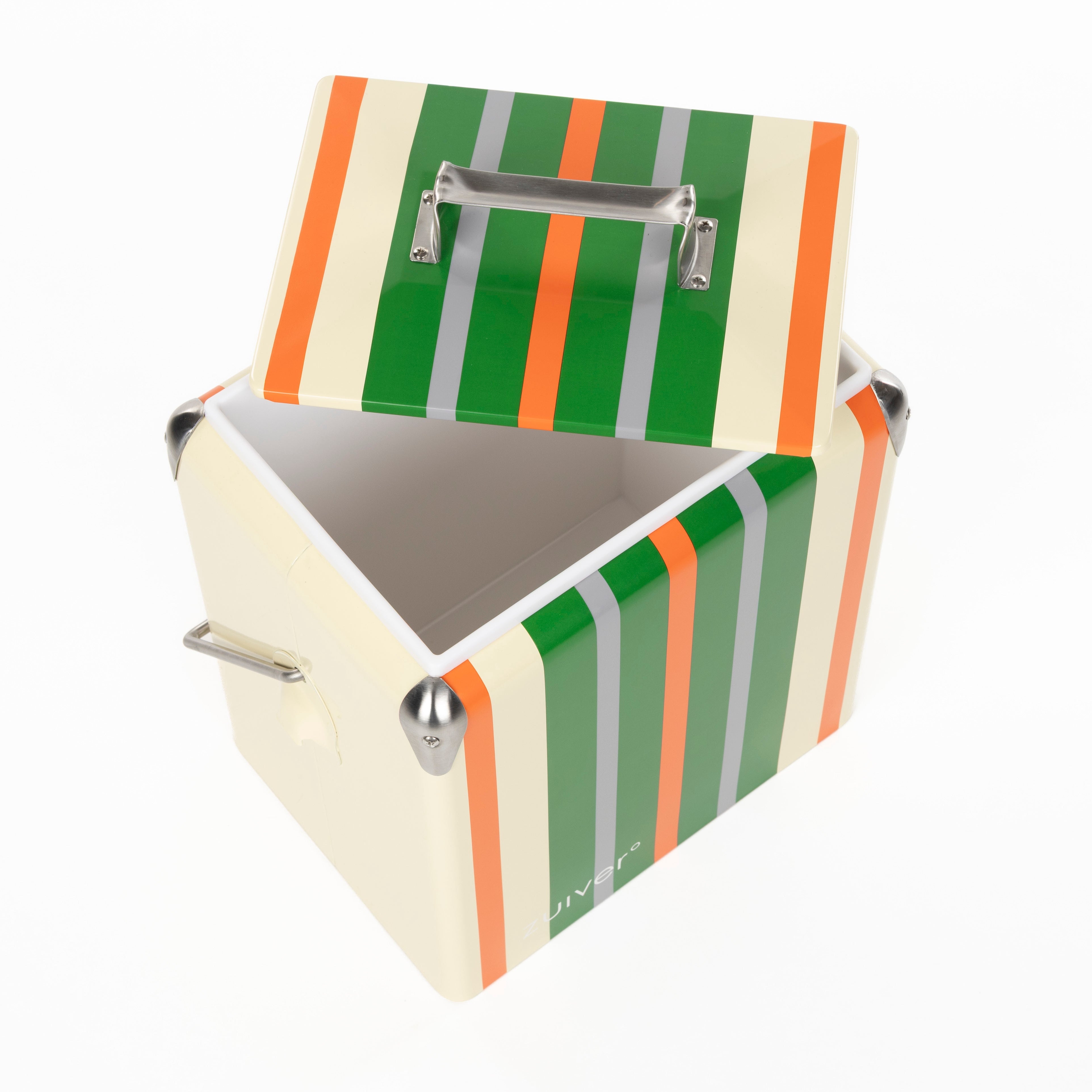 Přenosná lednička BE WINE citronová se zelenou a oranžovou