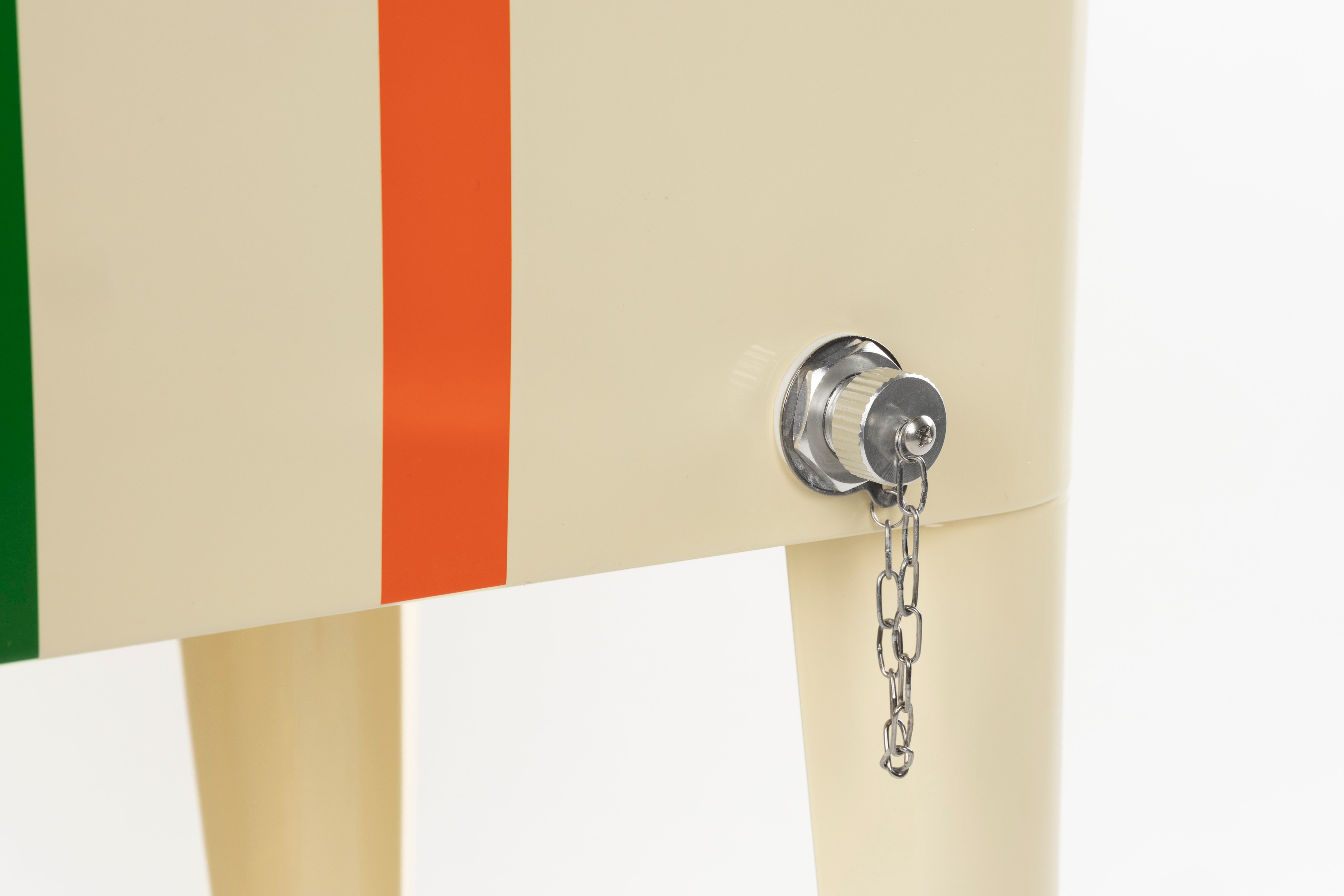 BE COOL Portable Refrigerator Lemon with Green and Orange