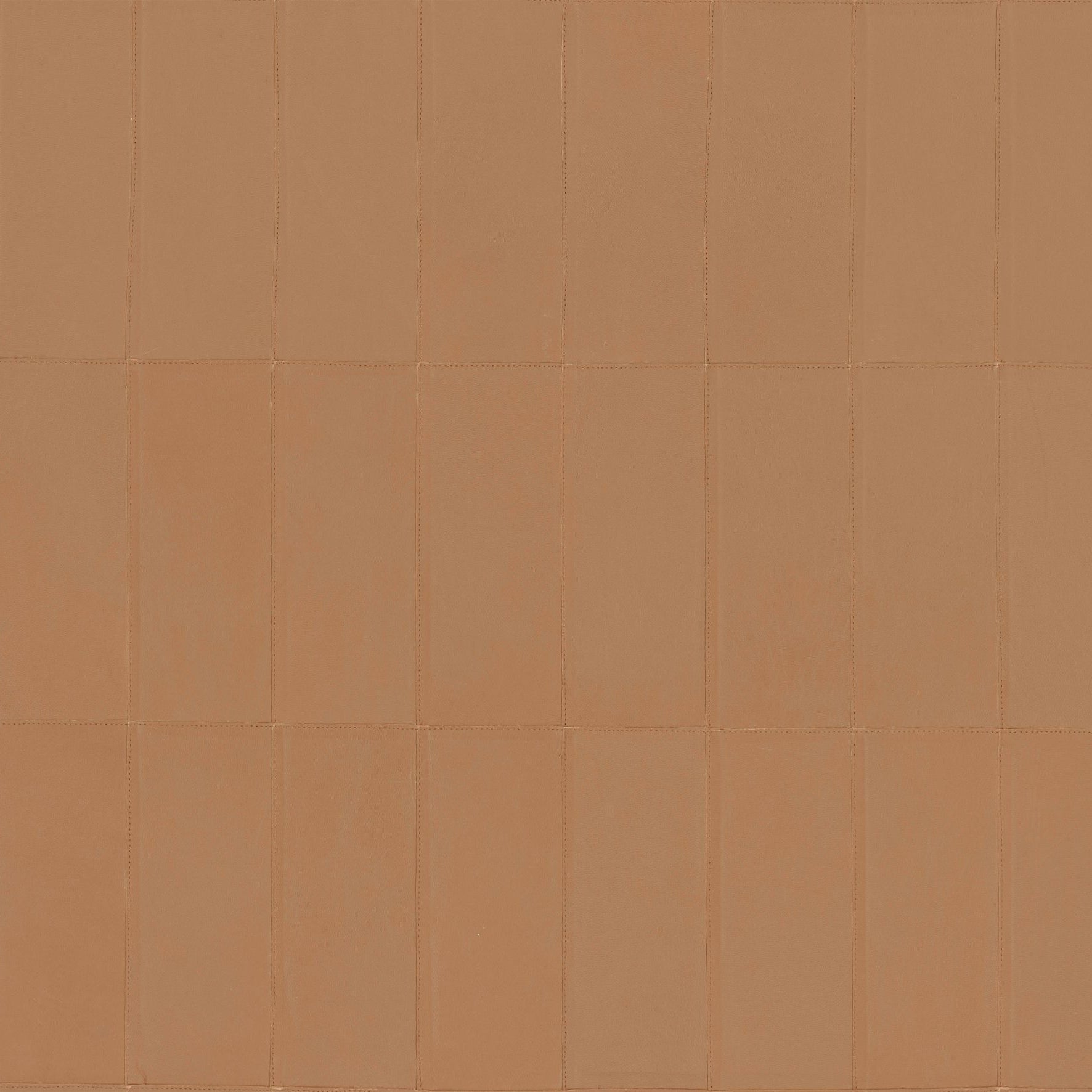 Natural leather wallpaper with geometric pattern PALADIN amber